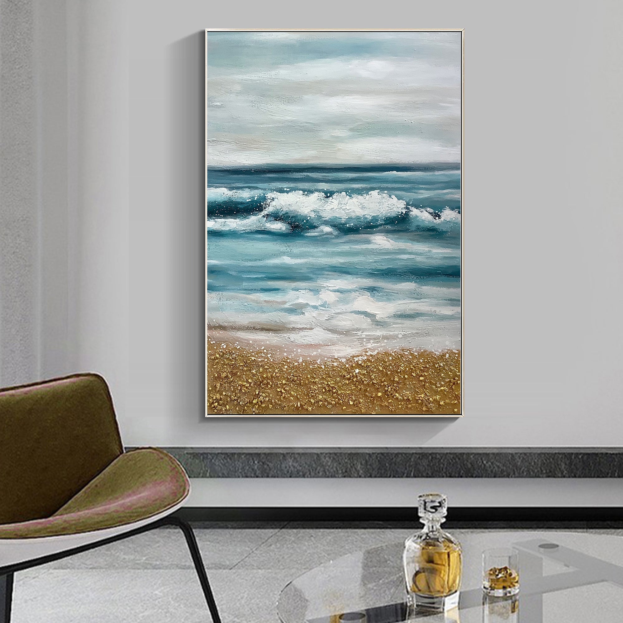 Enchanting Seascape Oil Painting