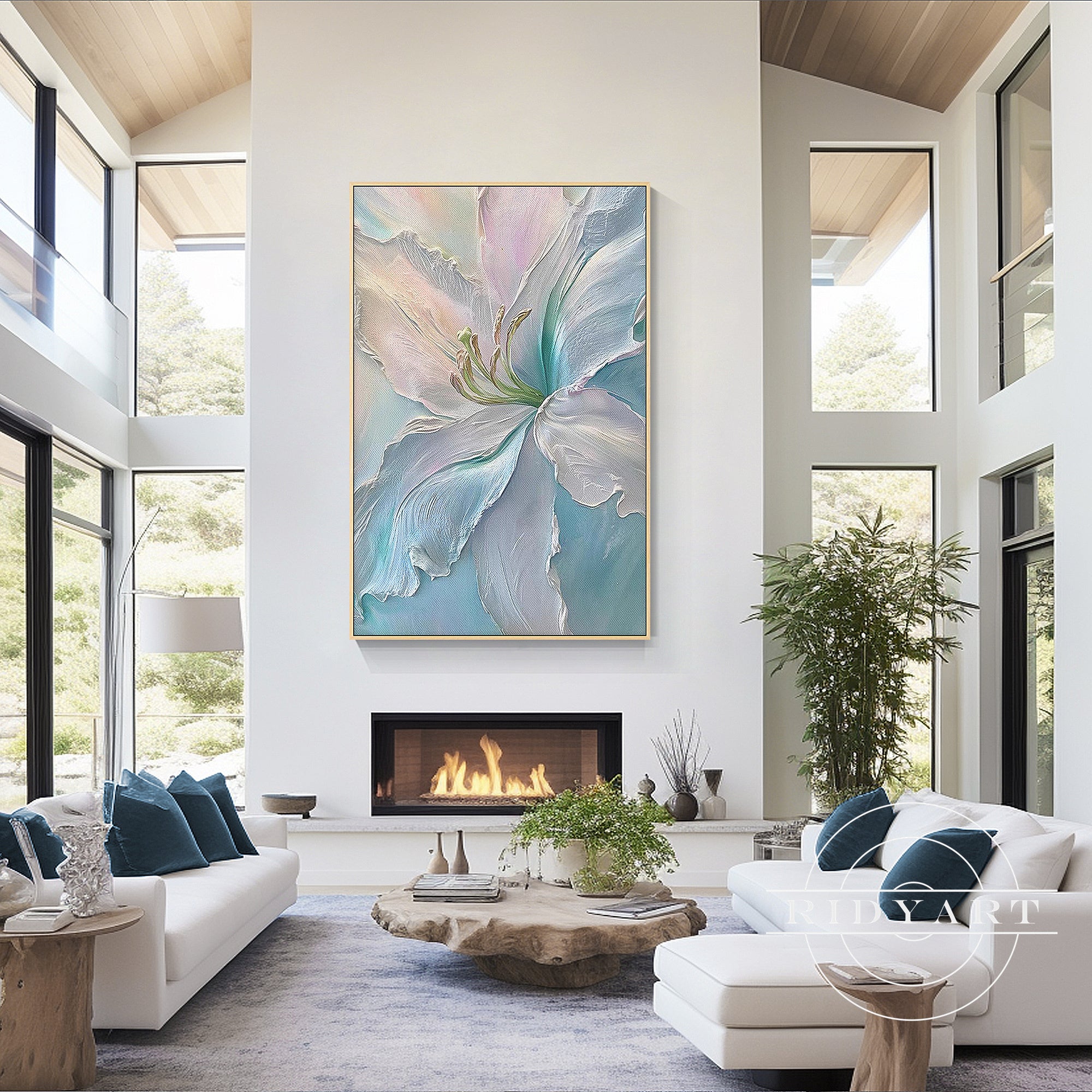 Wandkunst „Sage Green Mountain“