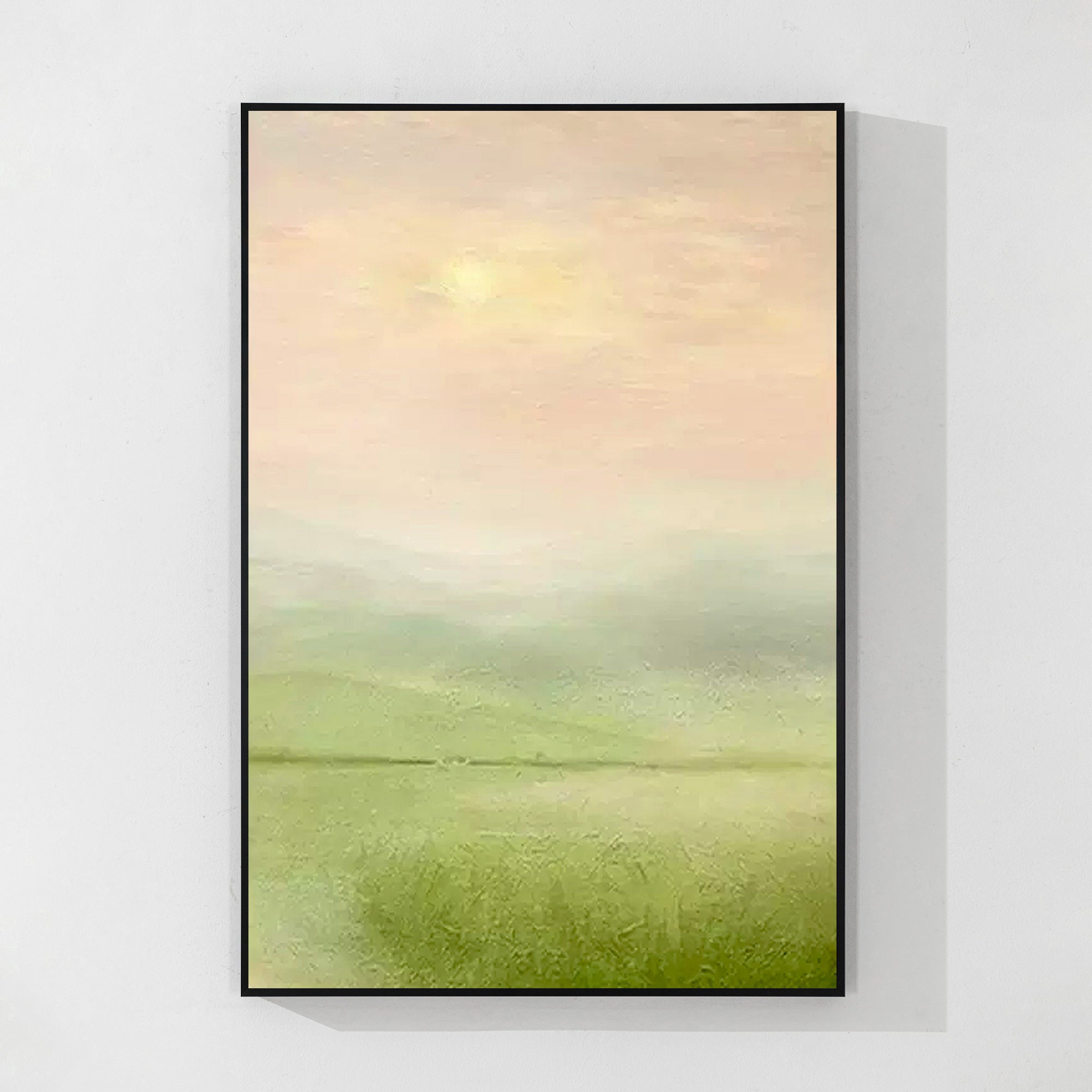 Fogy Morning Landscape painting