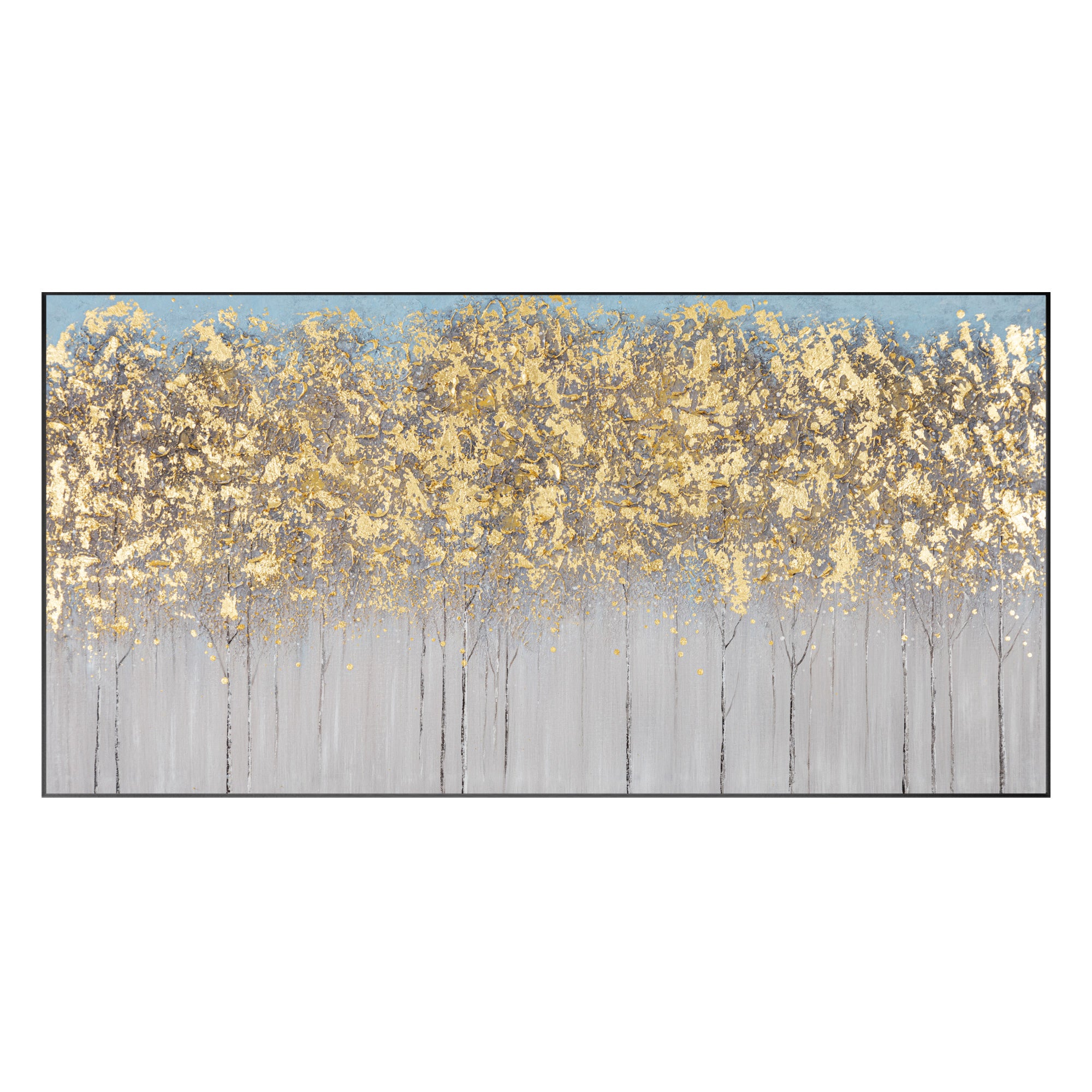 Forest Gold Texture Painting