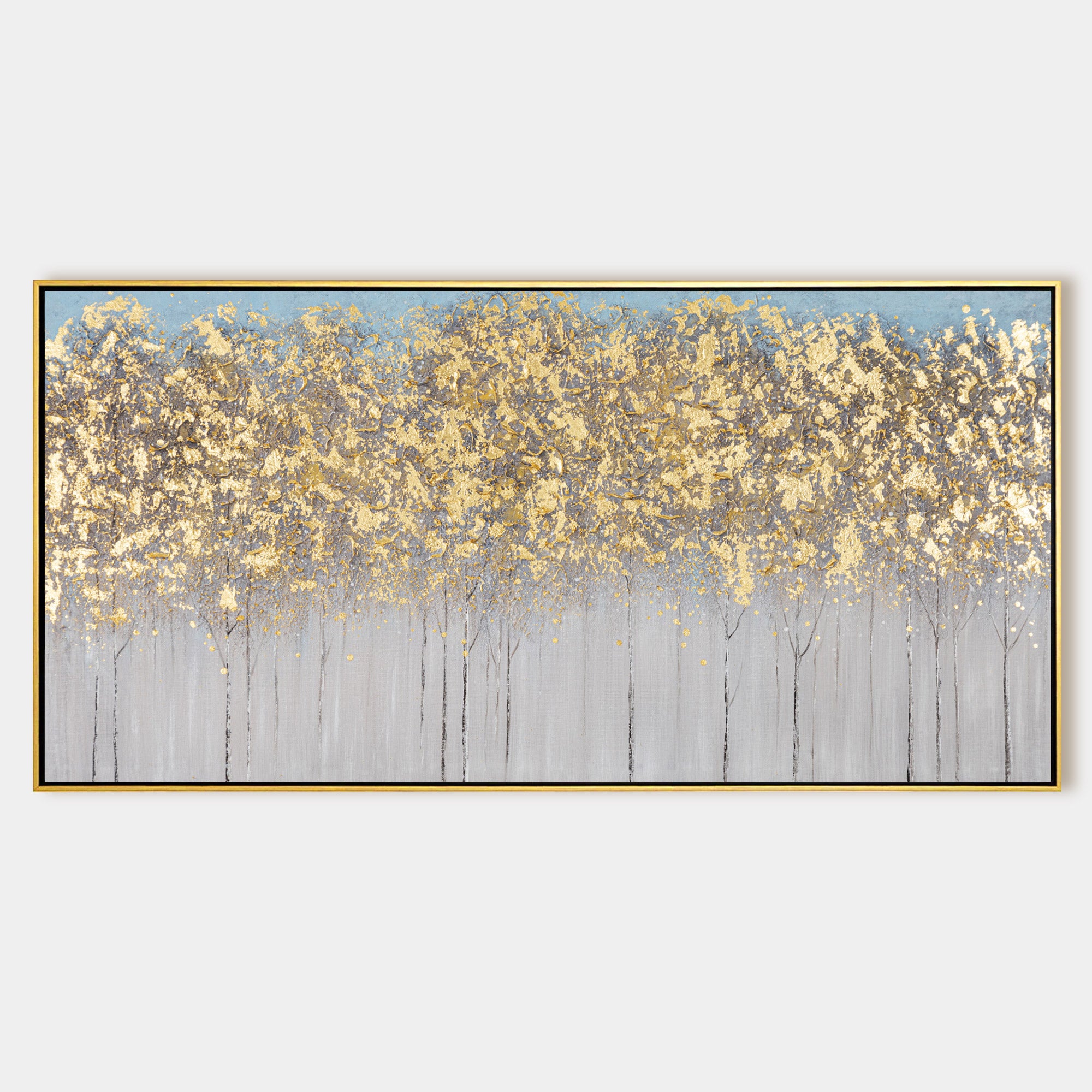 Forest Gold Texture Painting