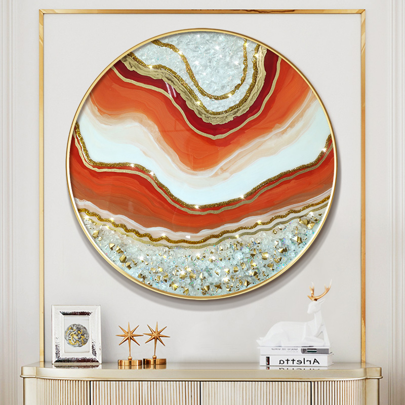 Geode Crystal Acryli Painting-X00045