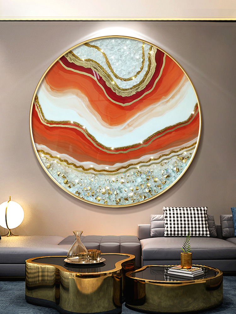 Geode Crystal Acryli Painting-X00045