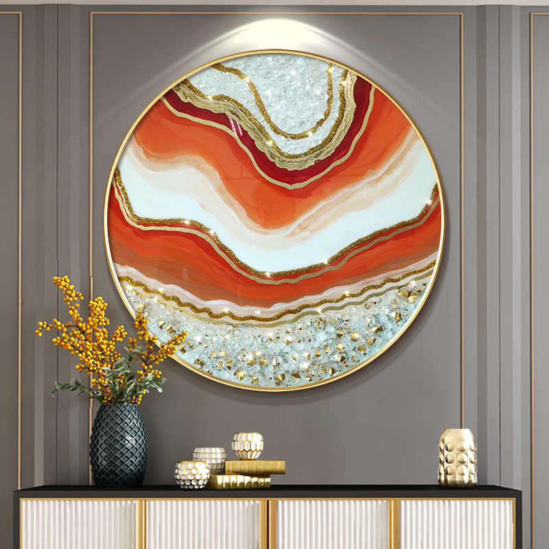 Geode Crystal Acryli Painting-X00045