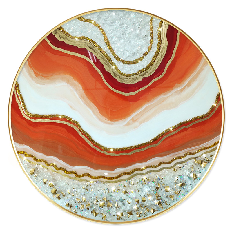 Geode Crystal Acryli Painting-X00045