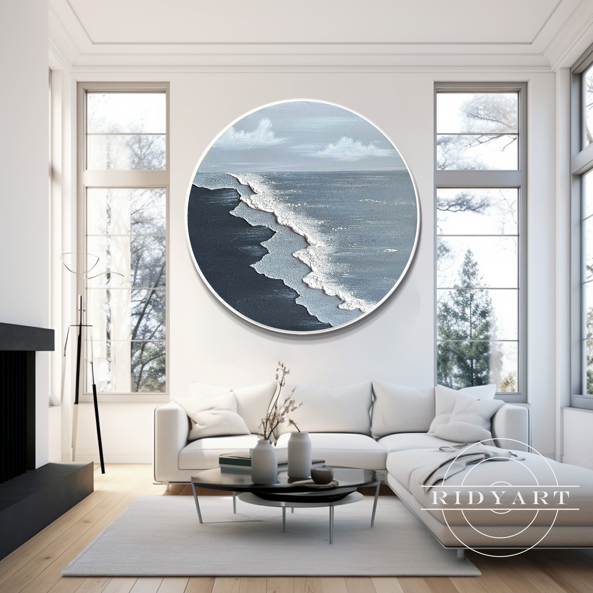 Gray Ocean wall art