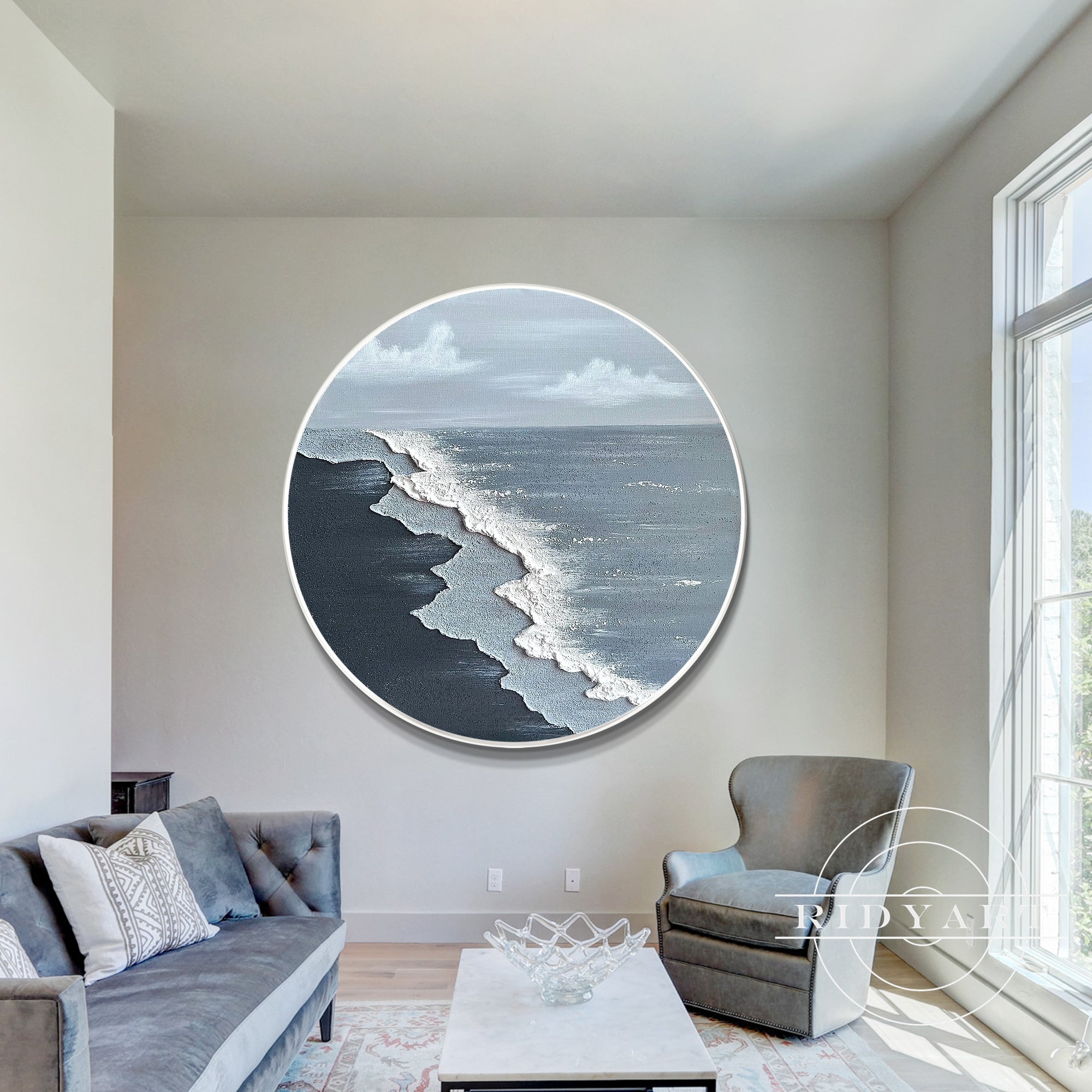 Gray Ocean wall art