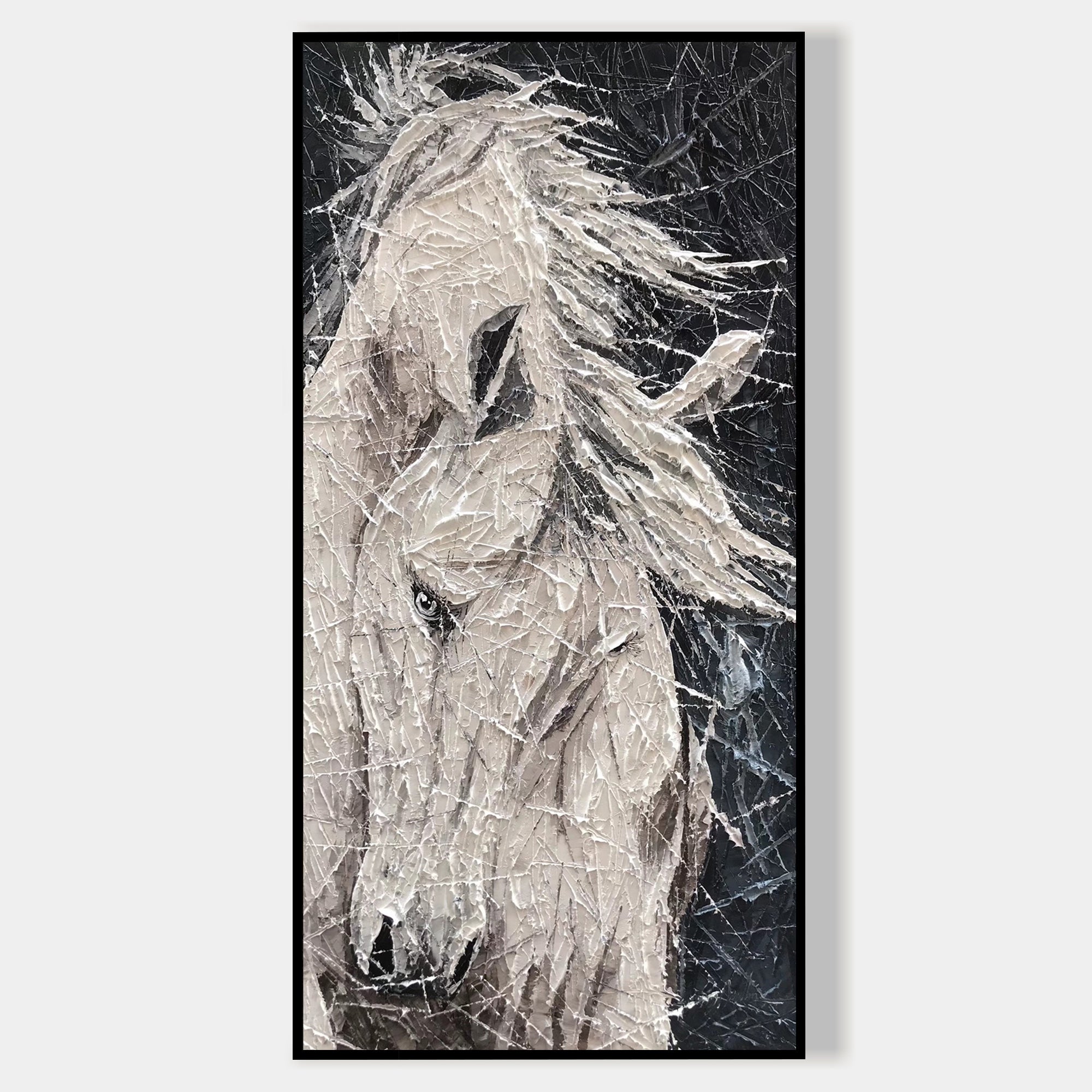 Horse Abstract Animal Painting