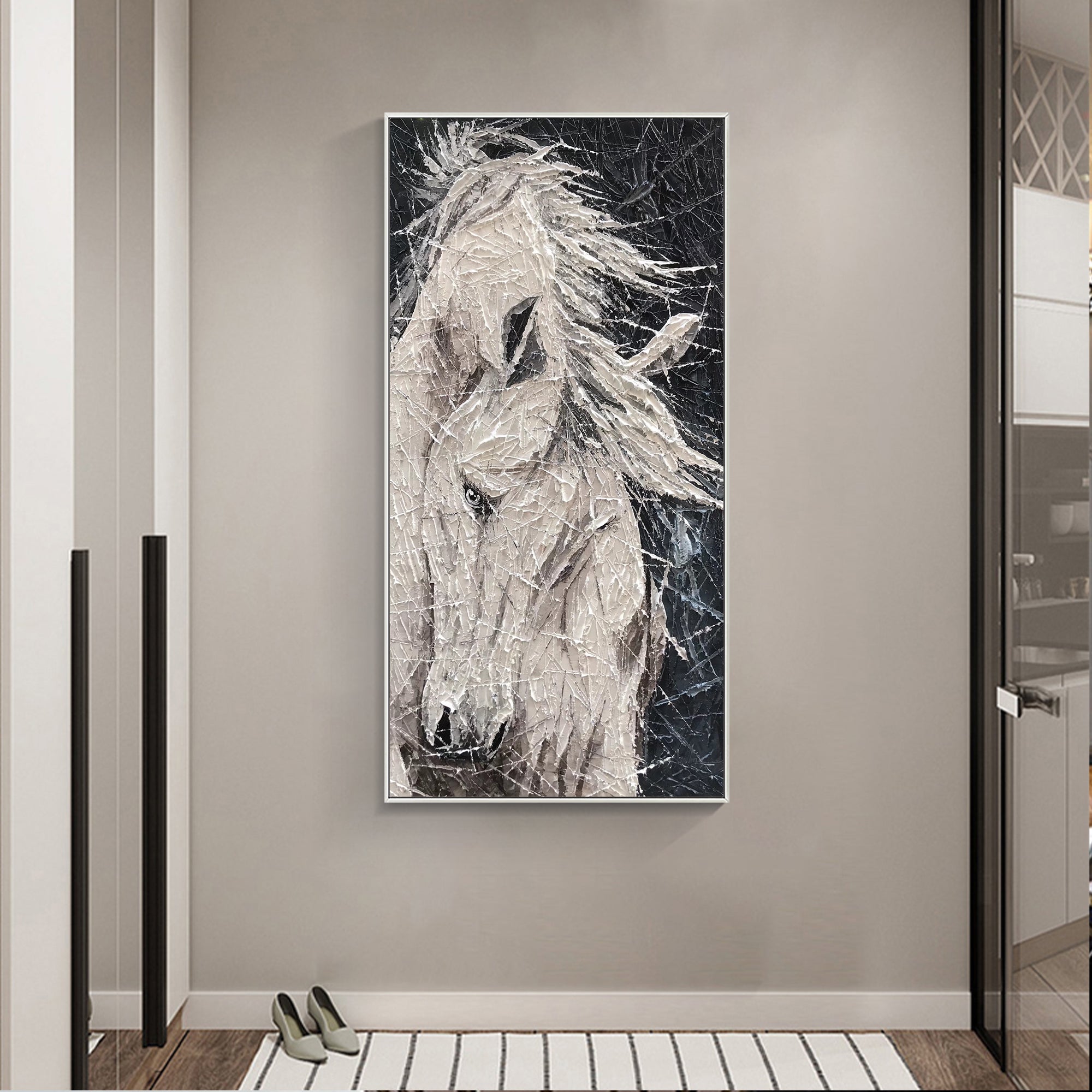 Horse Abstract Animal Painting