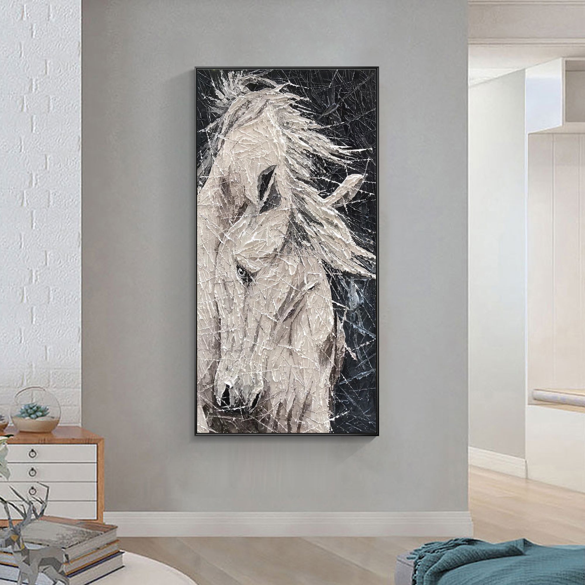 Horse Abstract Animal Painting