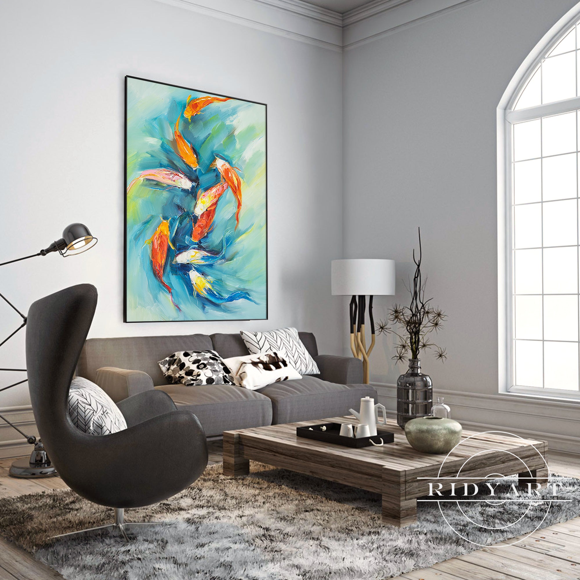 Koi fish wall art_7ART0484