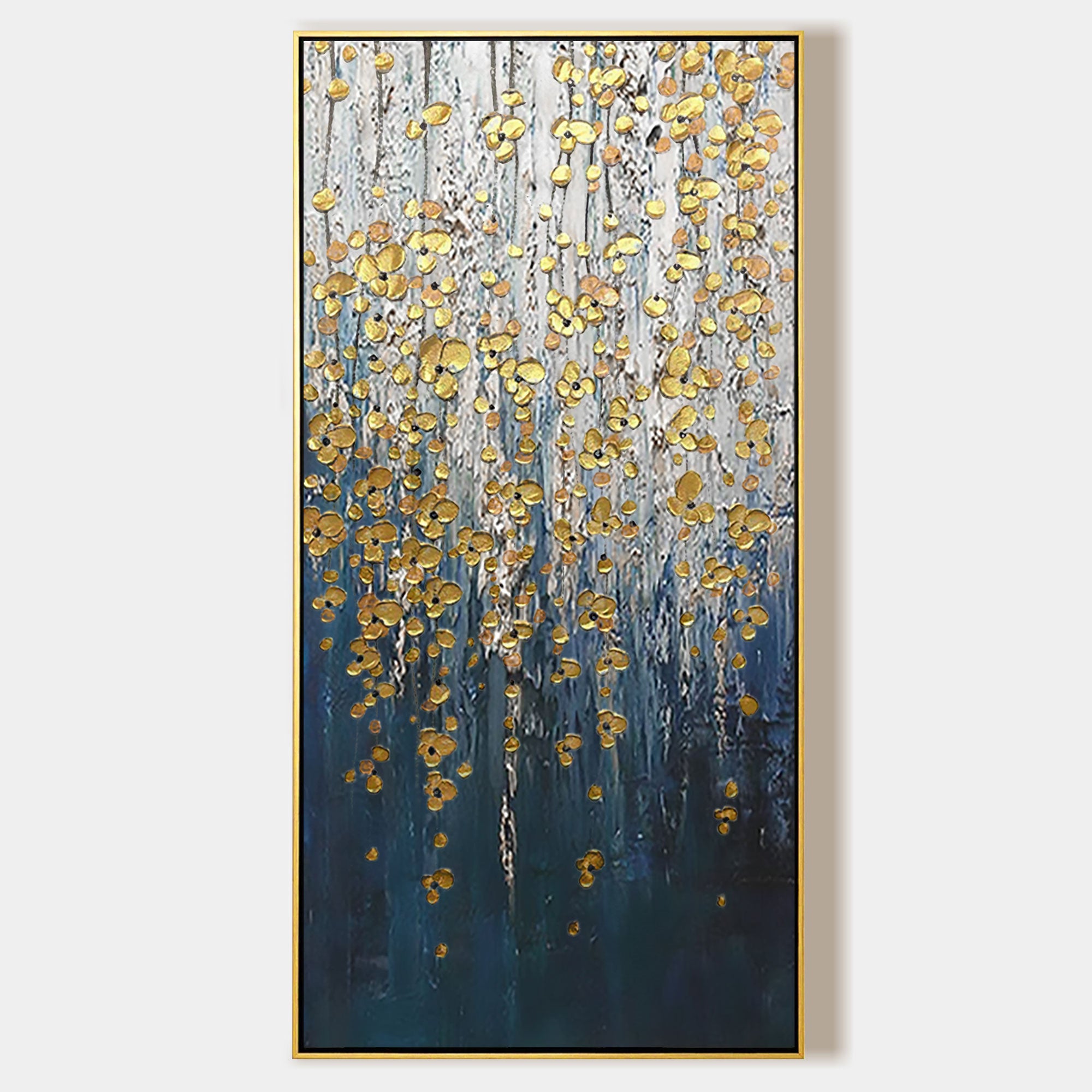 Luxury Glamourous Floral Oil Painting