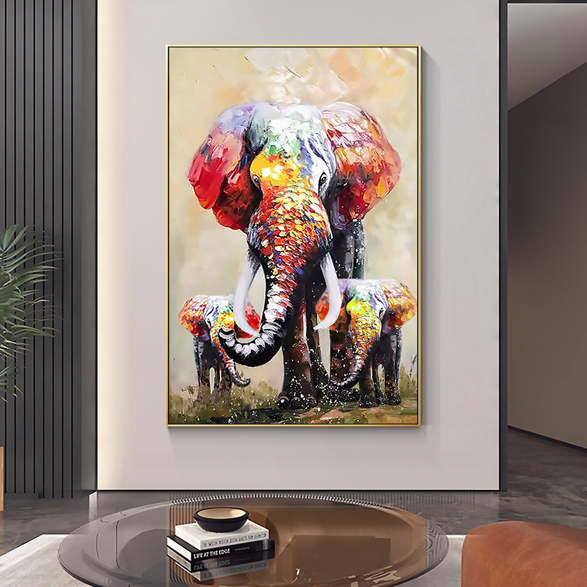 Luxury Glamourous Wildlife Oil Painting