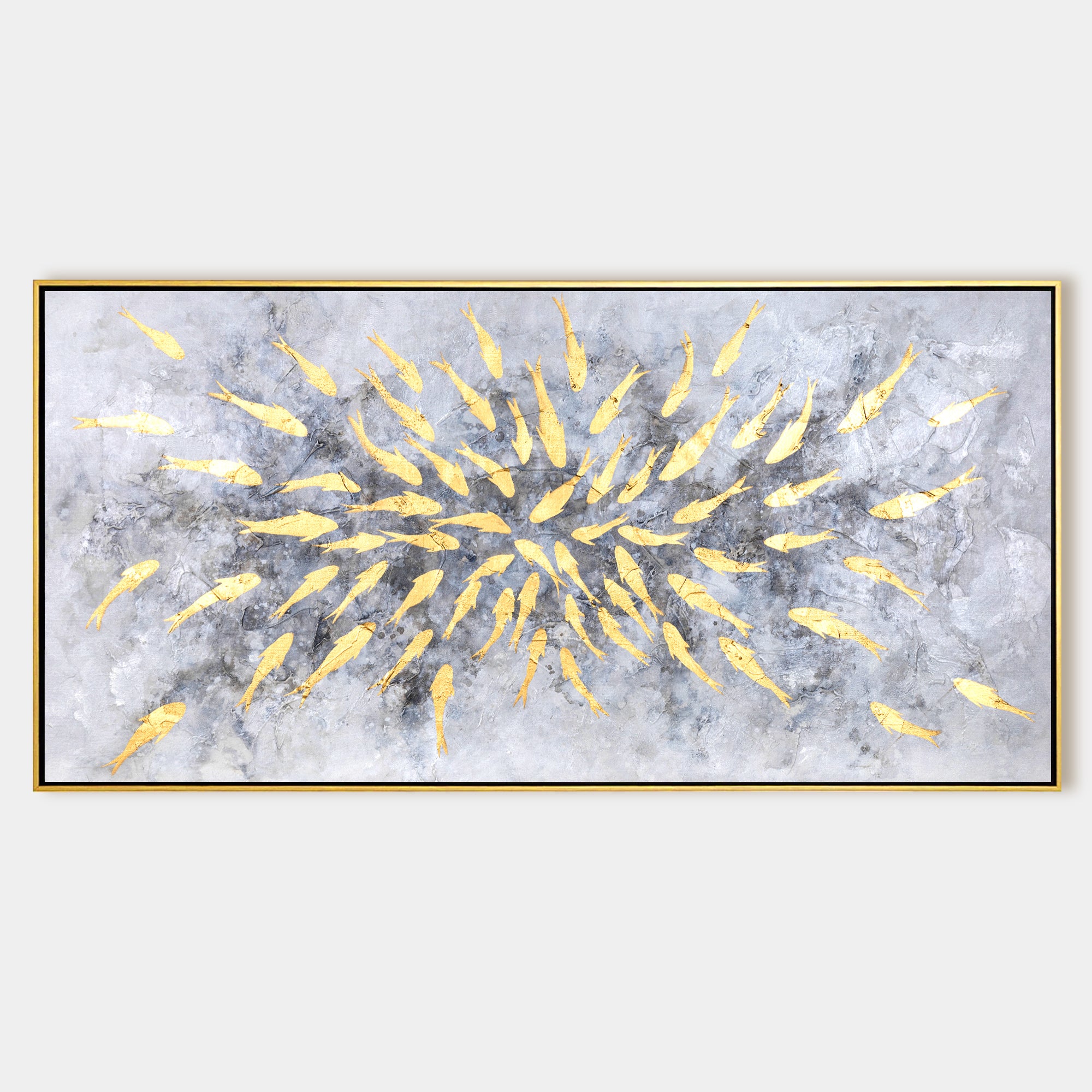 Modern Abstract Oil Painting Long Wall Art