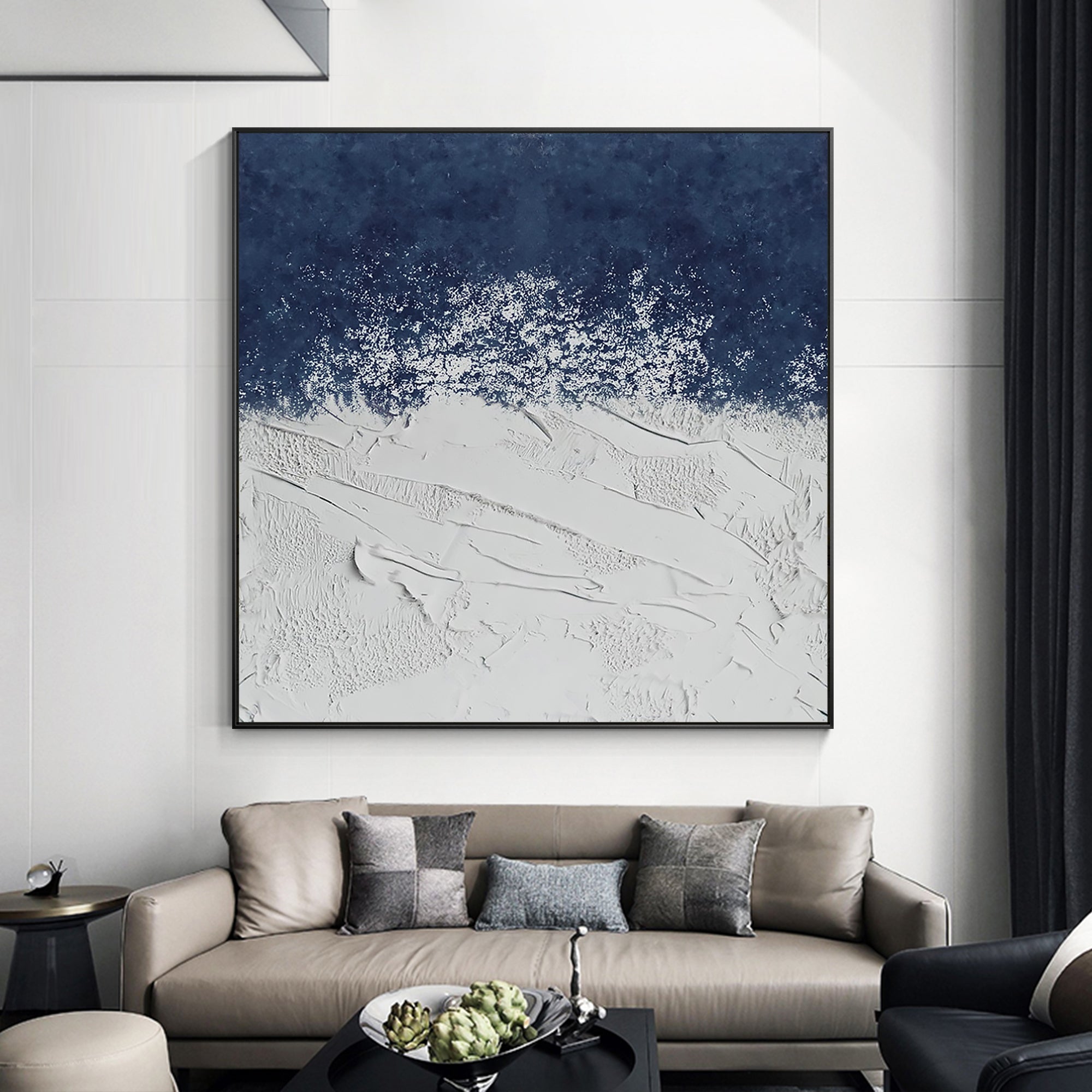 Minimalist Modern Abstract Oil Painting