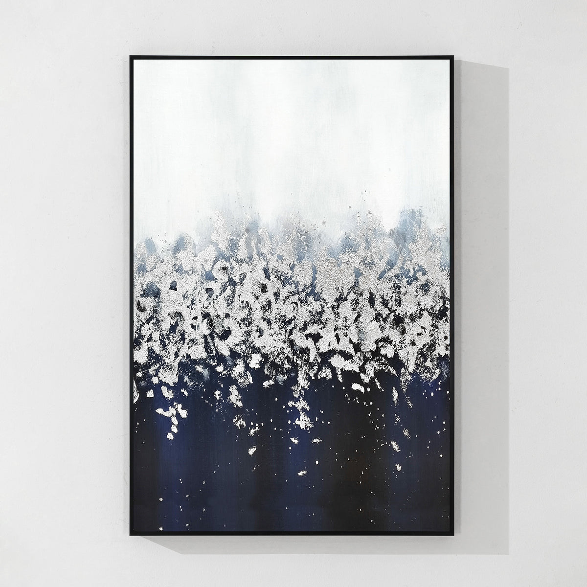 Pintura abstracta moderna al óleo, image size:1200x1200