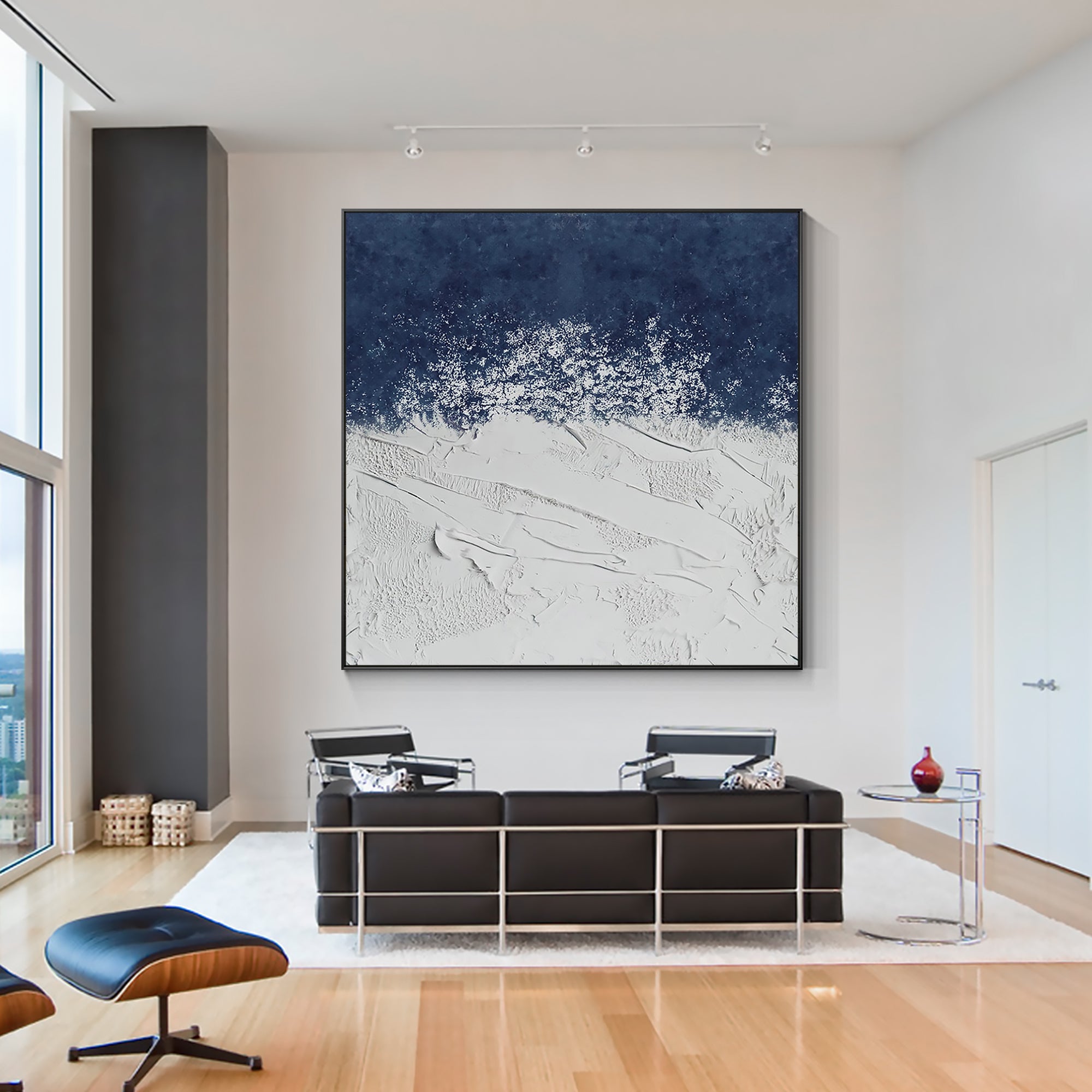 Minimalist Modern Abstract Oil Painting