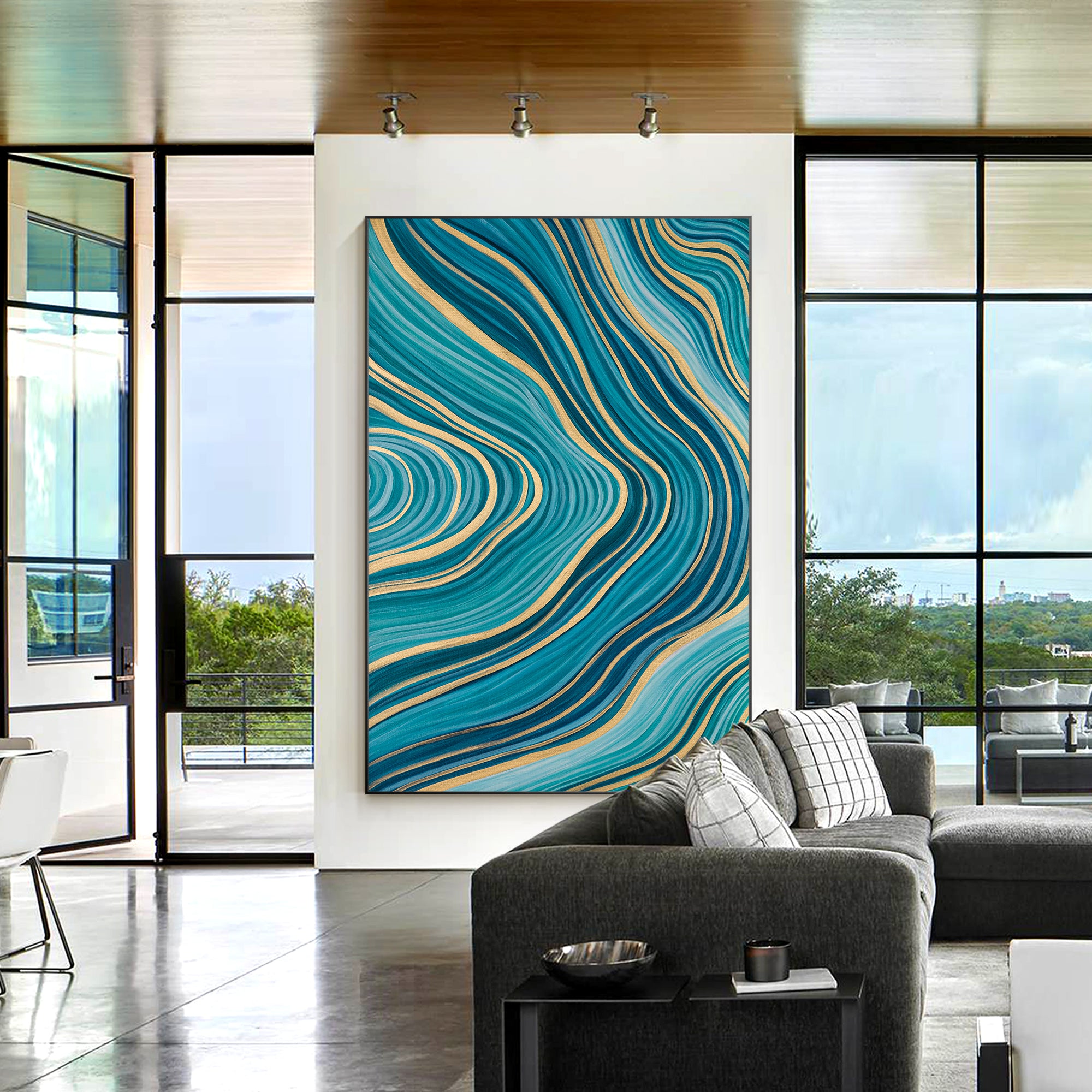 Modern Abstract Oil Painting