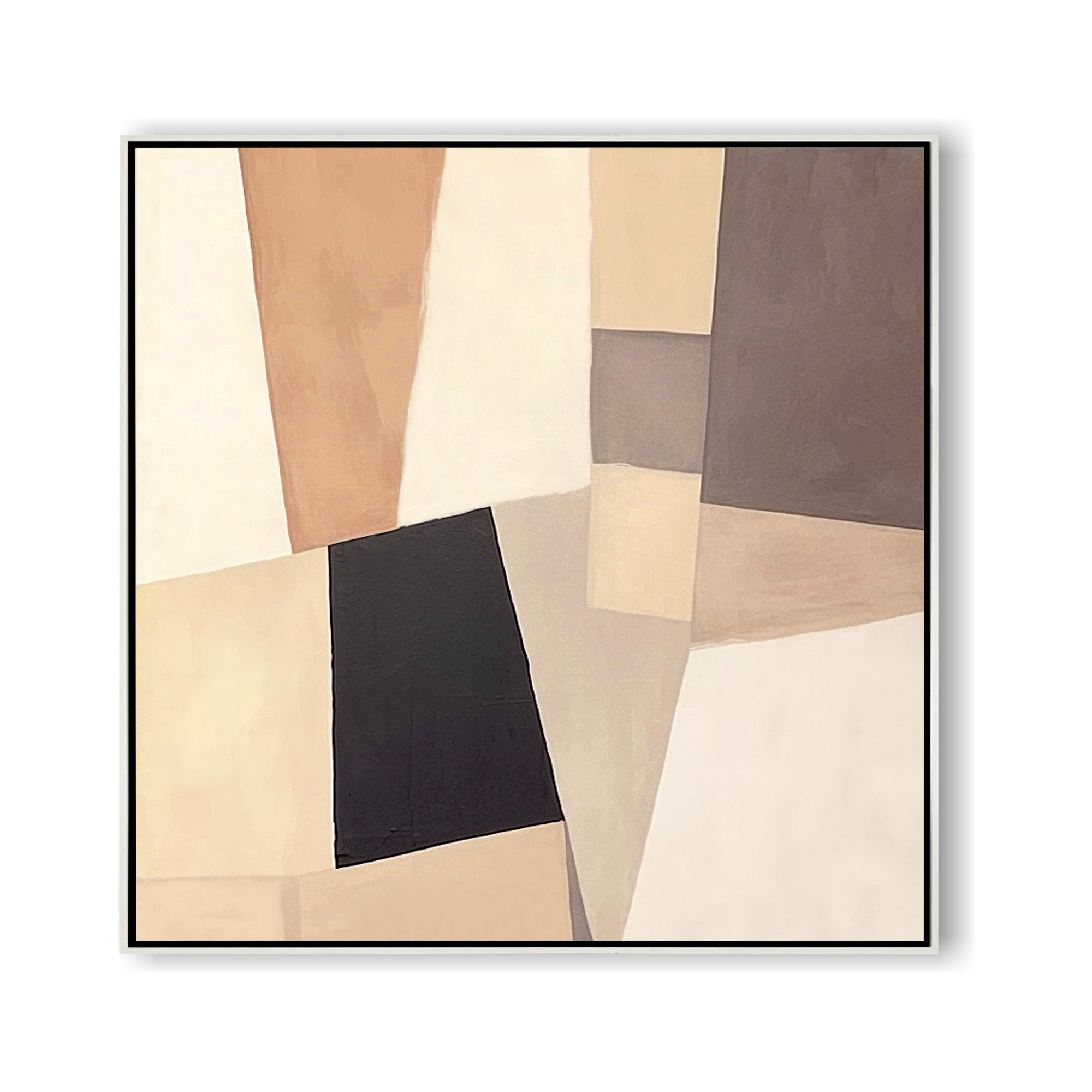 Modern Geometric Oil Painting