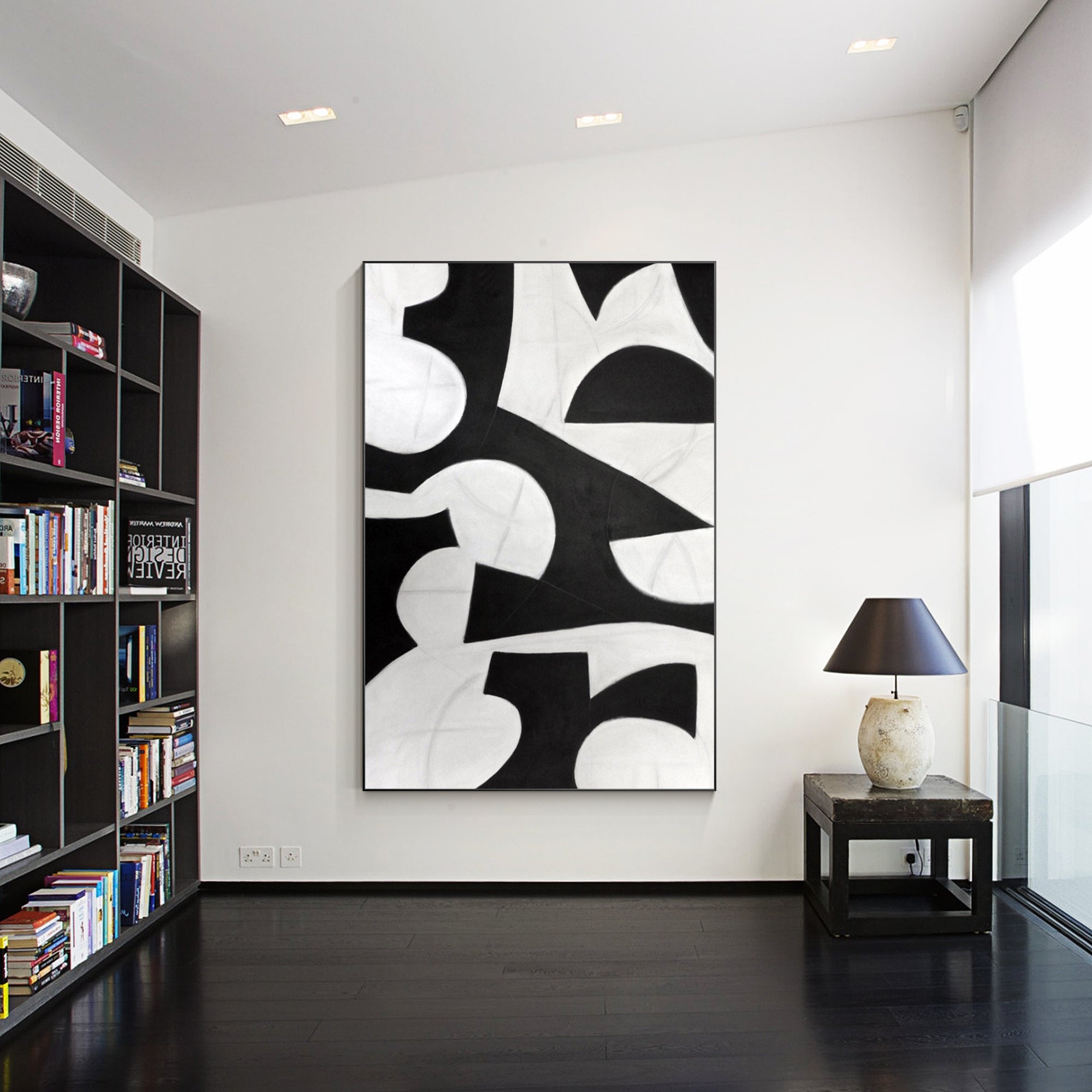 Modern Geometric Oil Painting