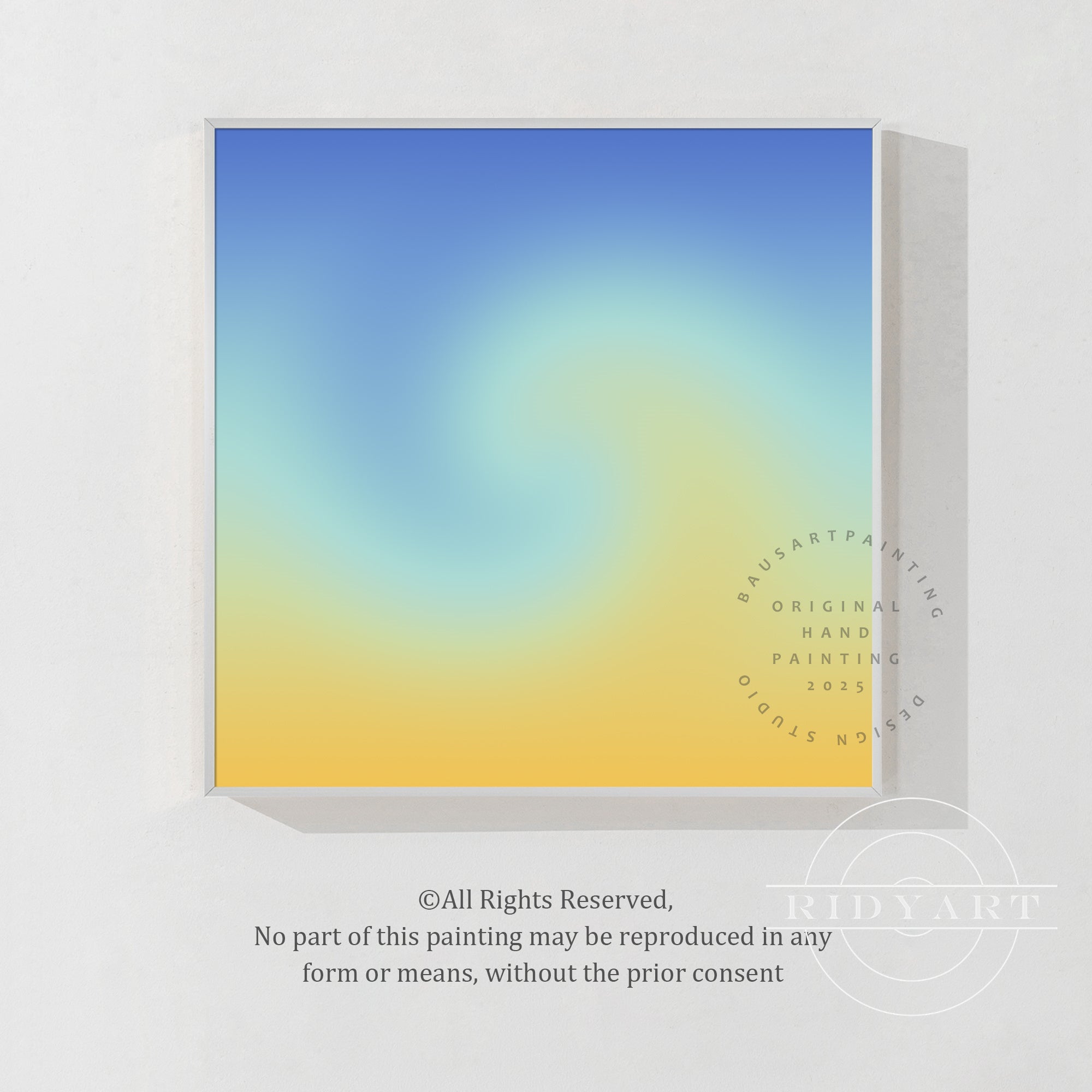 Wandkunst „Sage Green Mountain“