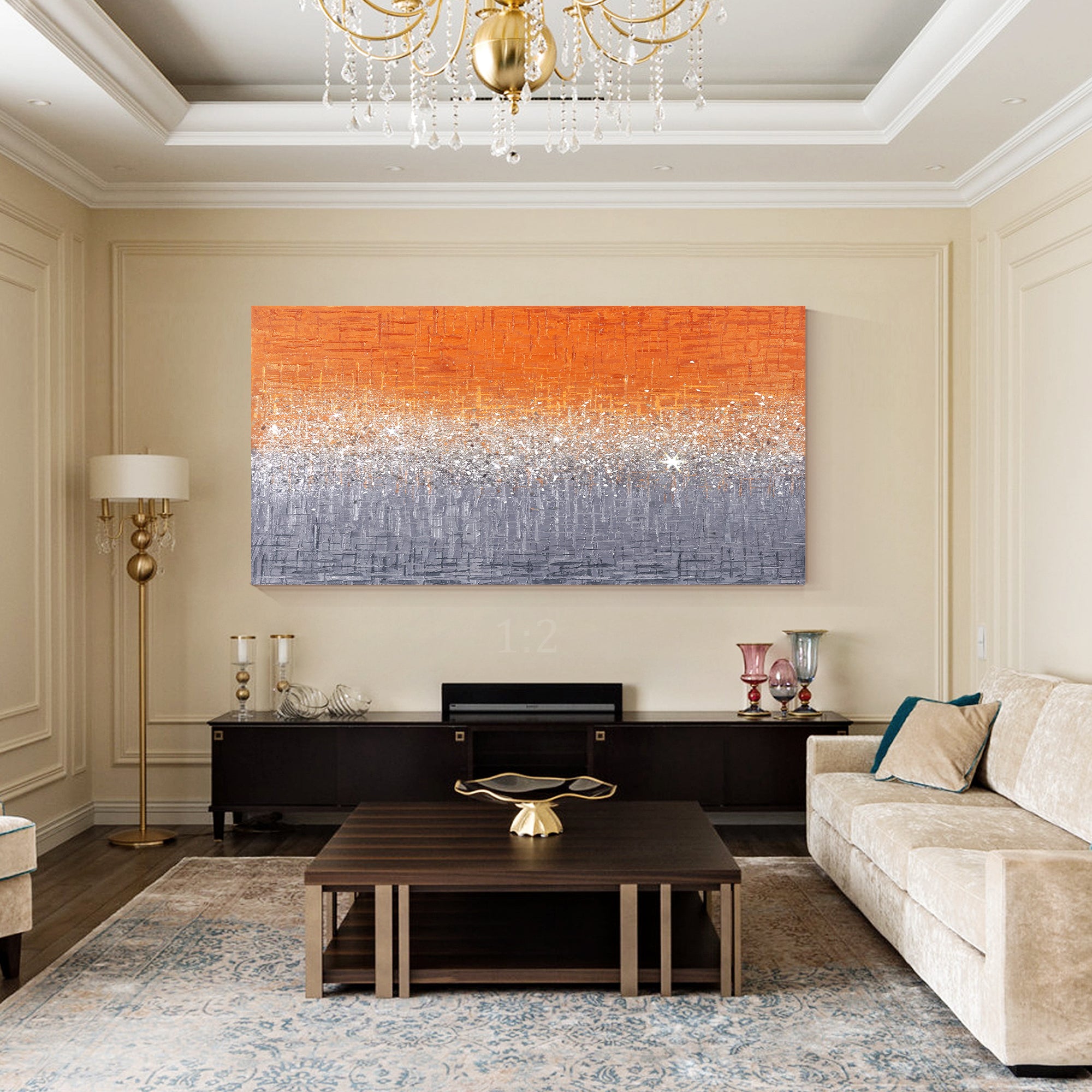 Paintings On Canvas Shiny Room Decor