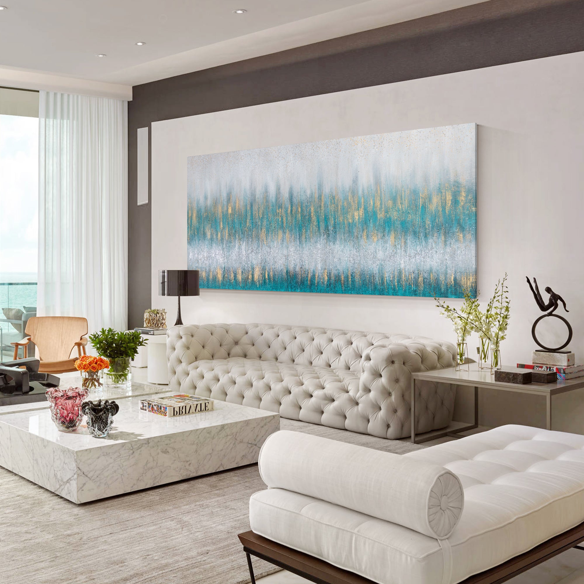 Paintings On Canvas Shiny Room Decor