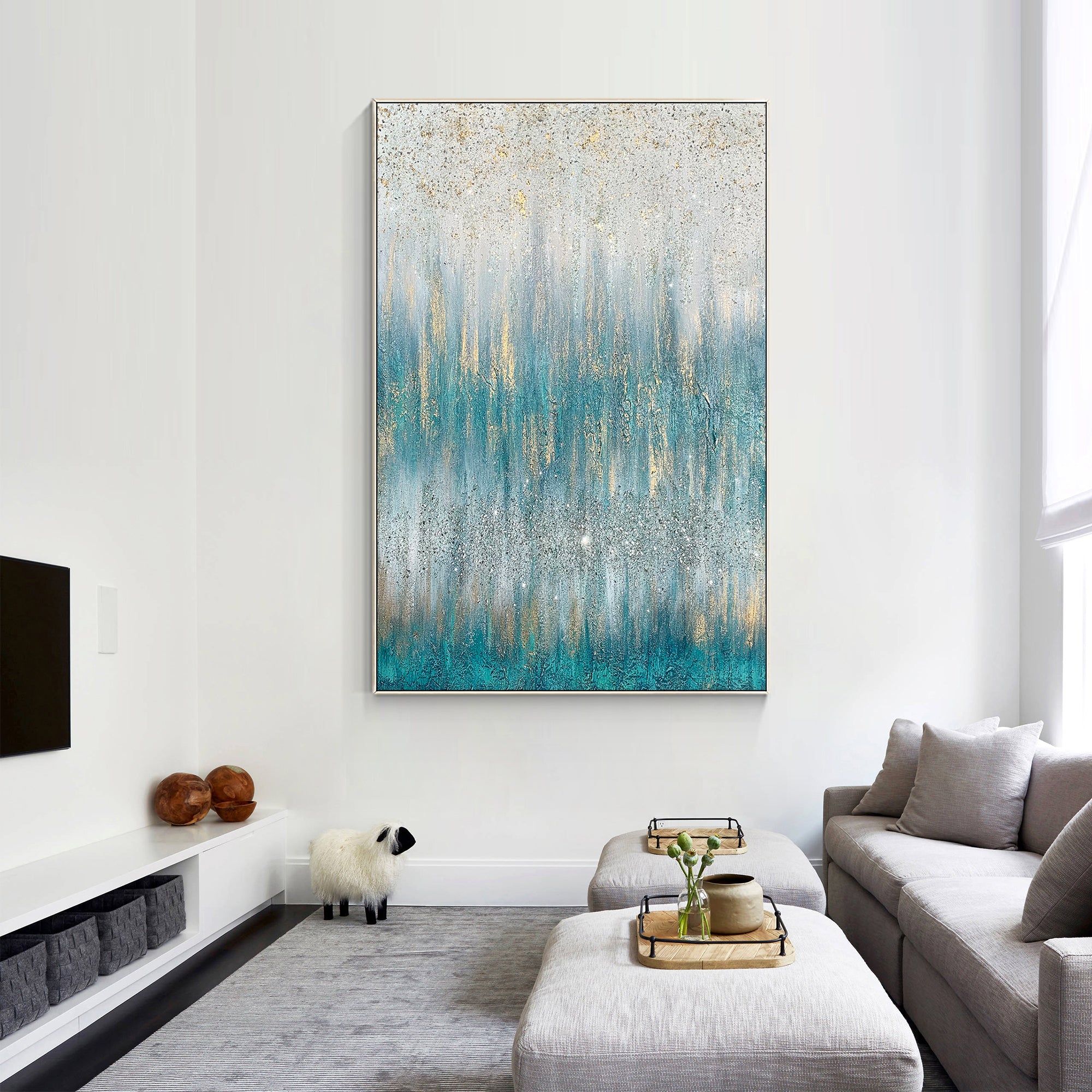 Paintings On Canvas Shiny Room Decor