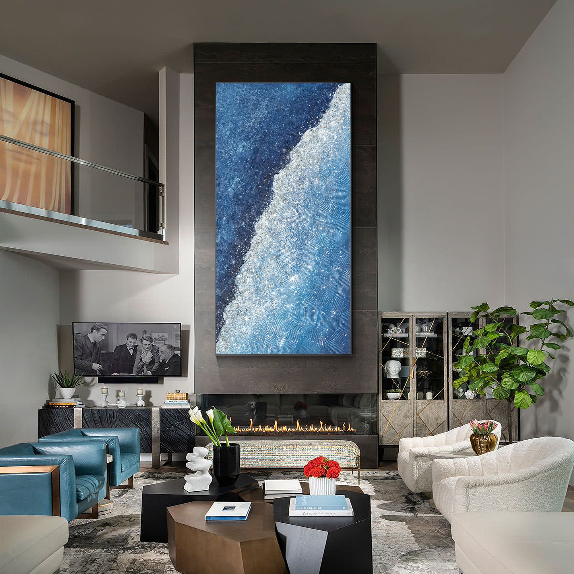 Paintings On Canvas Shiny Room Decor