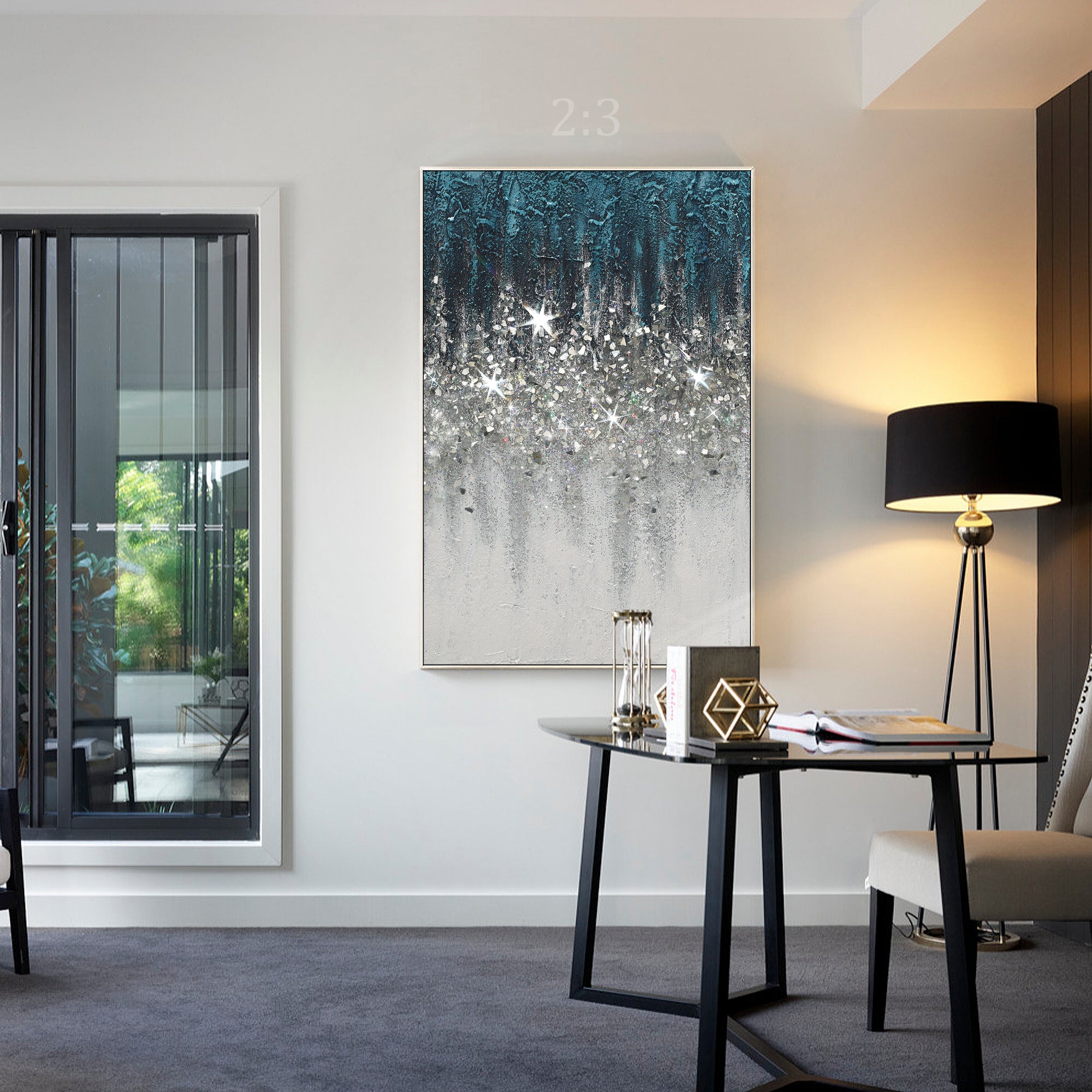 Paintings On Canvas Shiny Room Decor