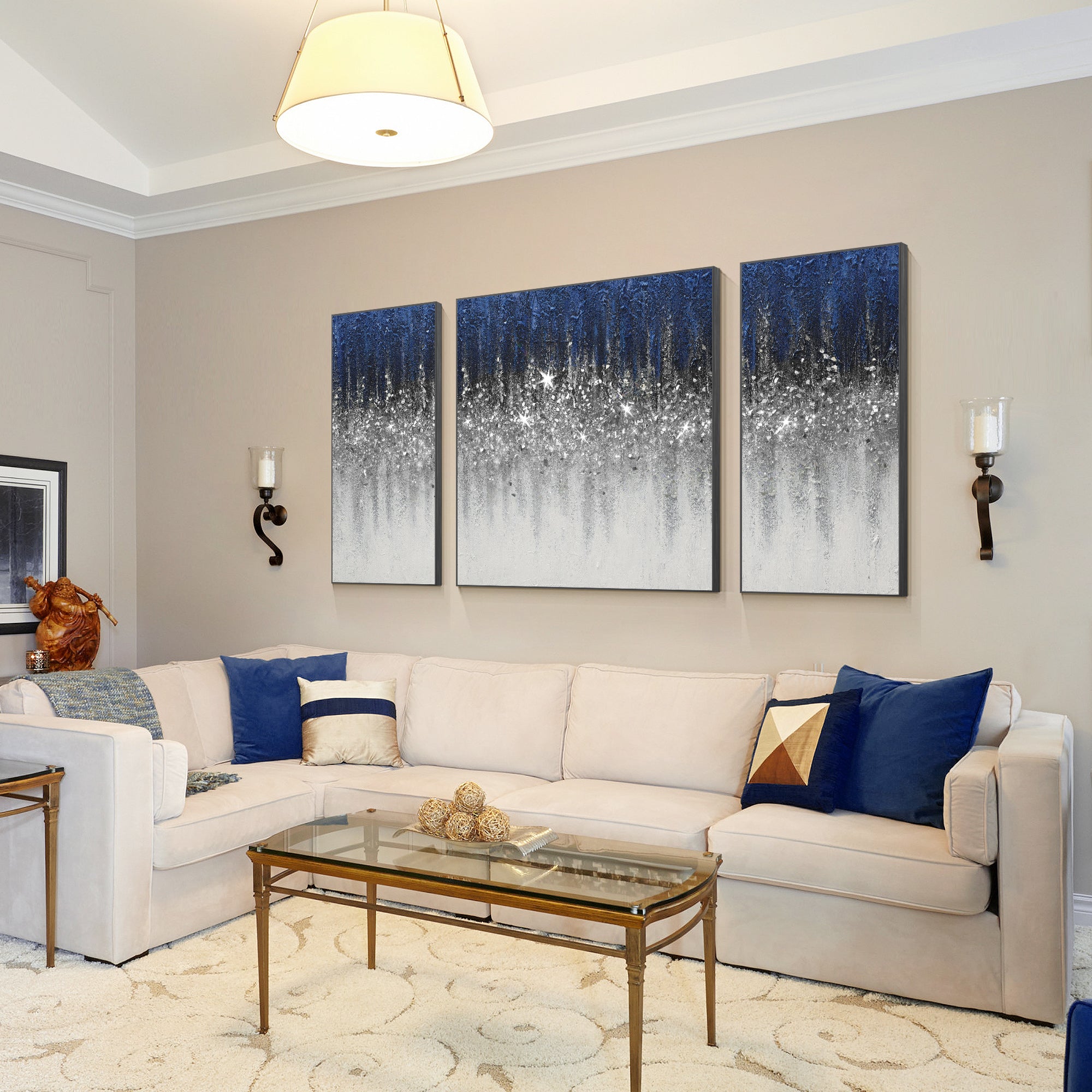 Paintings On Canvas Shiny Room Decor