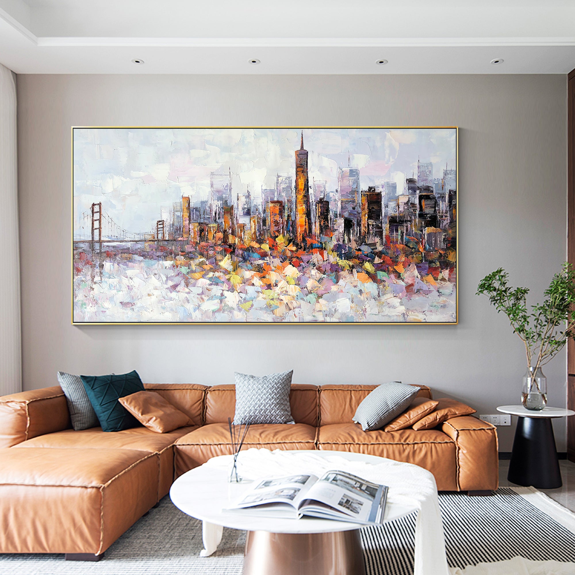 San Francisco  skyline oil paintings