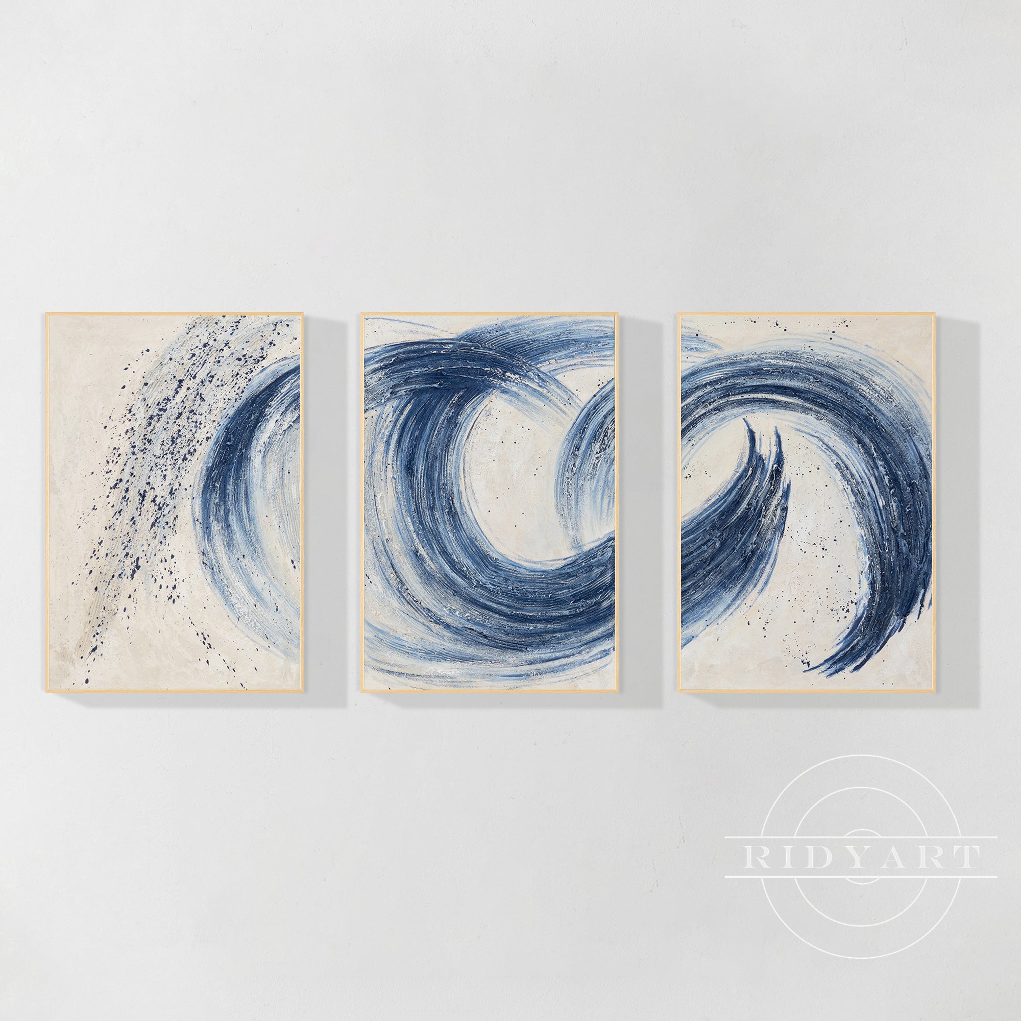 Set of 3 navy Art