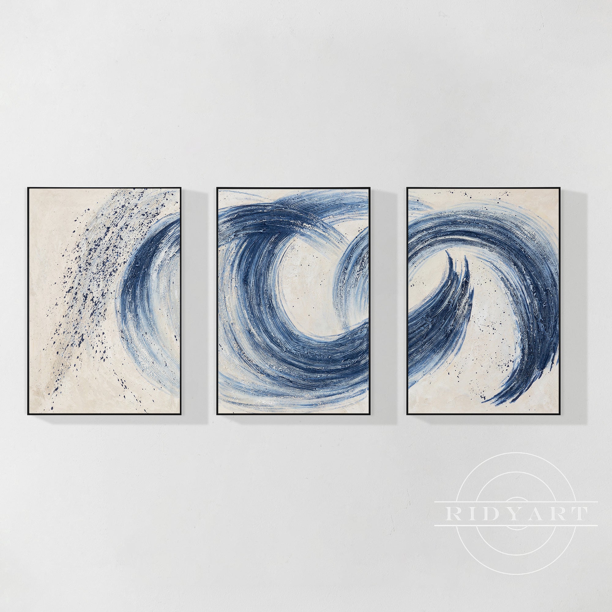 Set of 3 navy Art