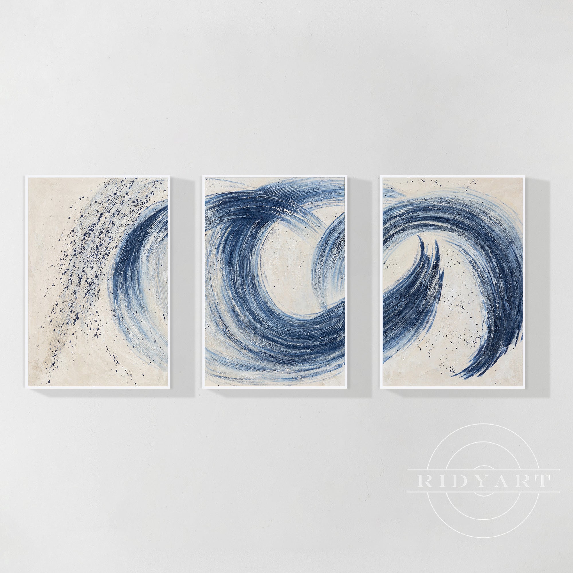 Set of 3 navy Art