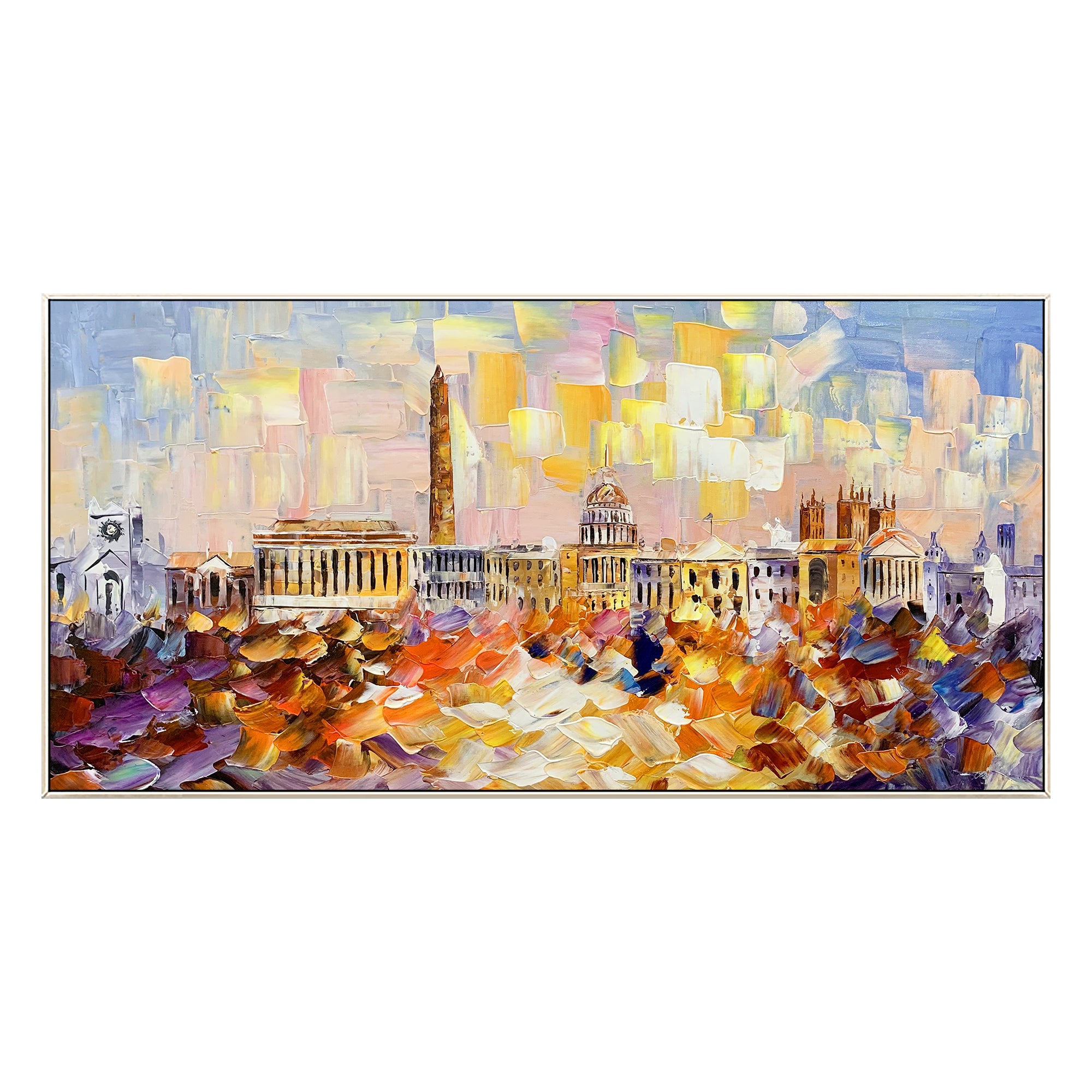 Washington DC skyline original painting