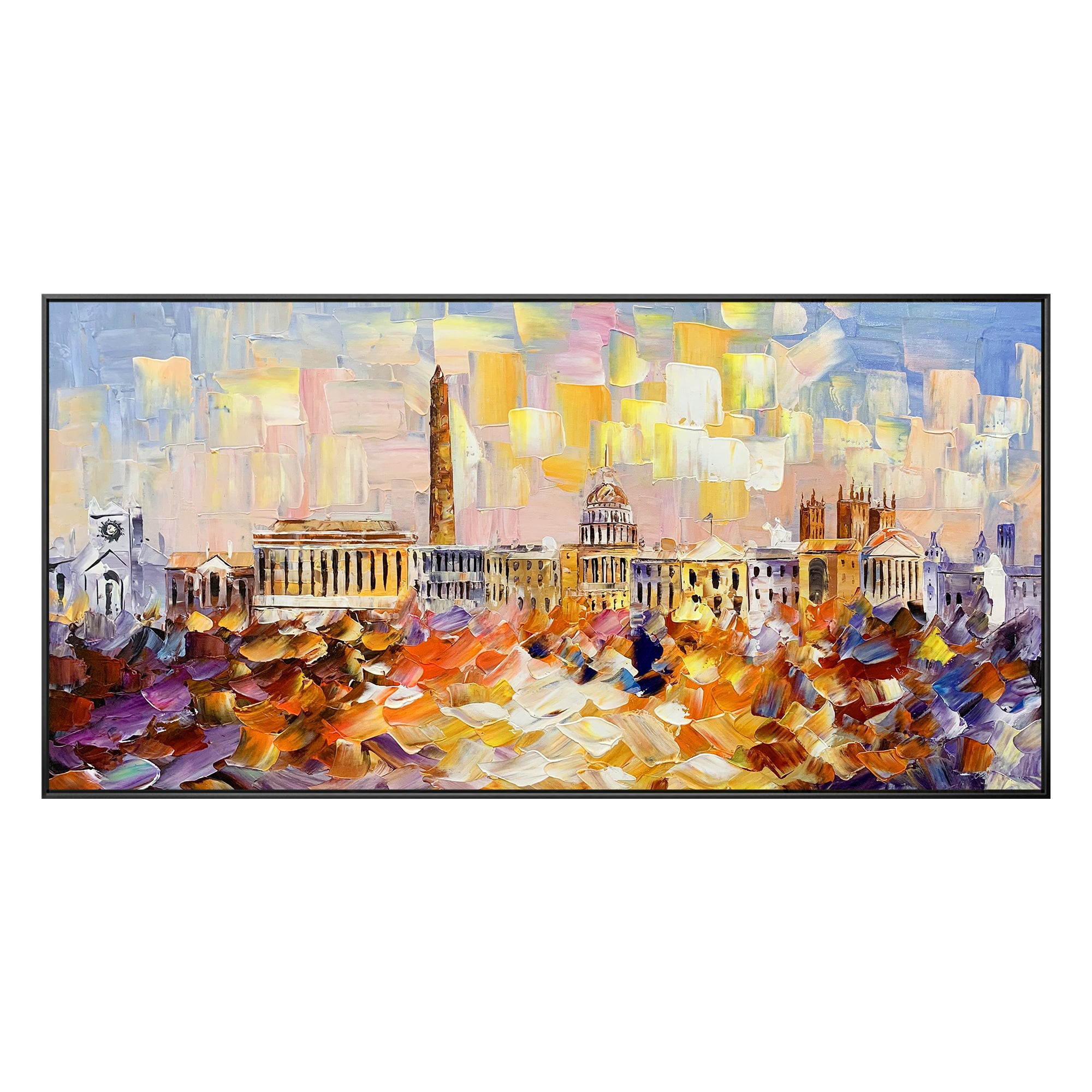 Washington DC skyline original painting