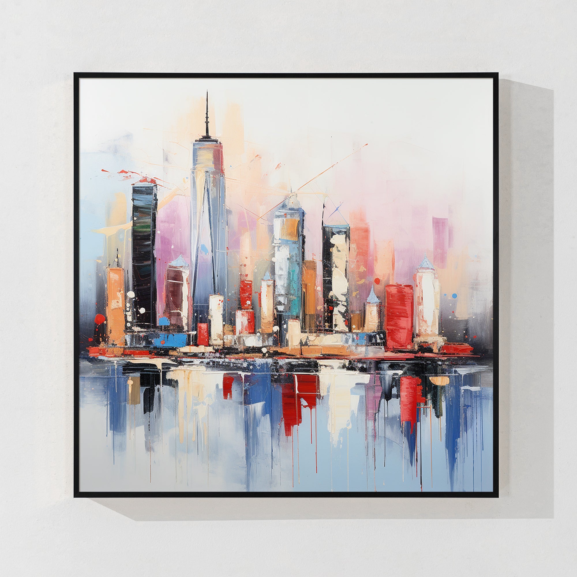 Colorful City wall art