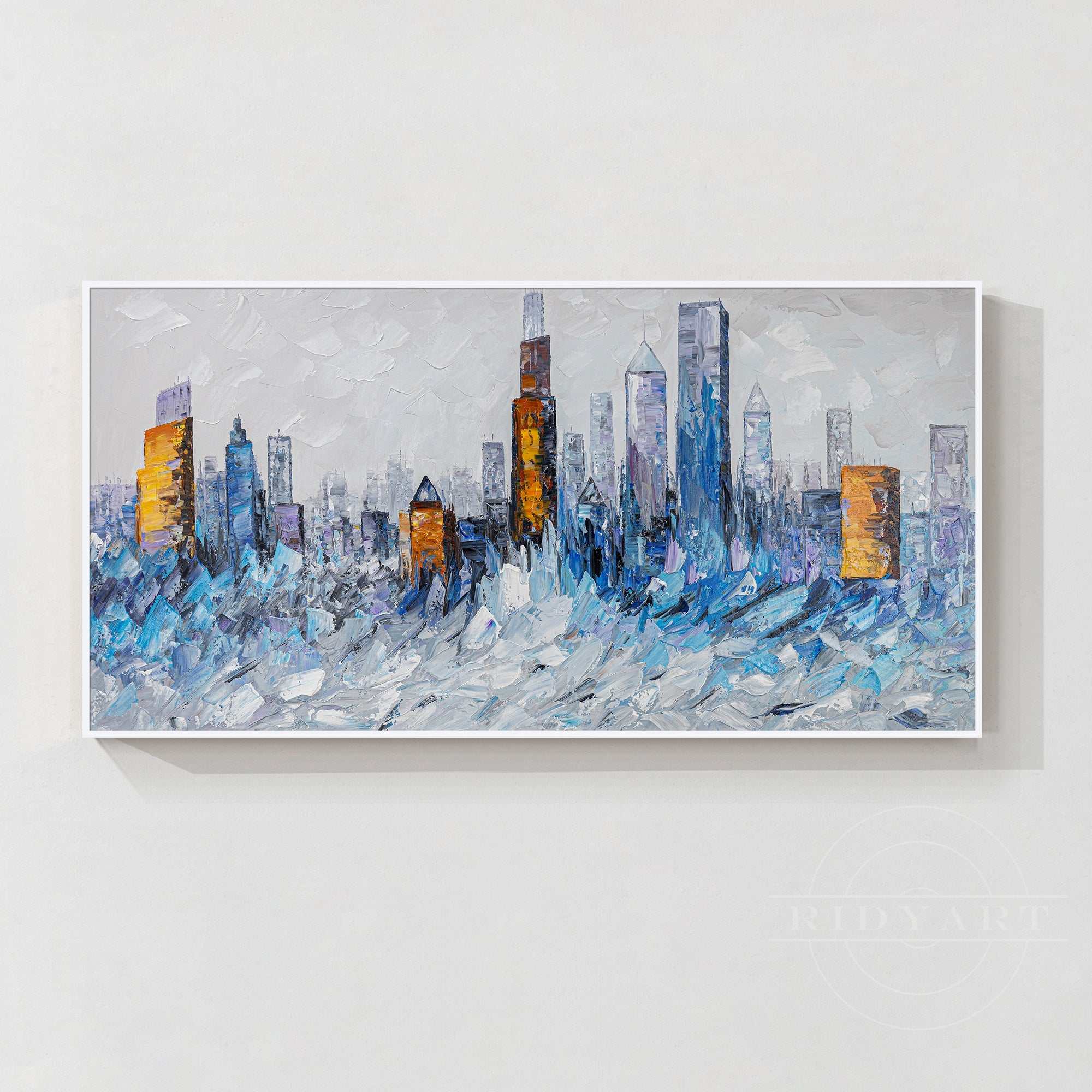 Ölgemälde „Skyline von New York“