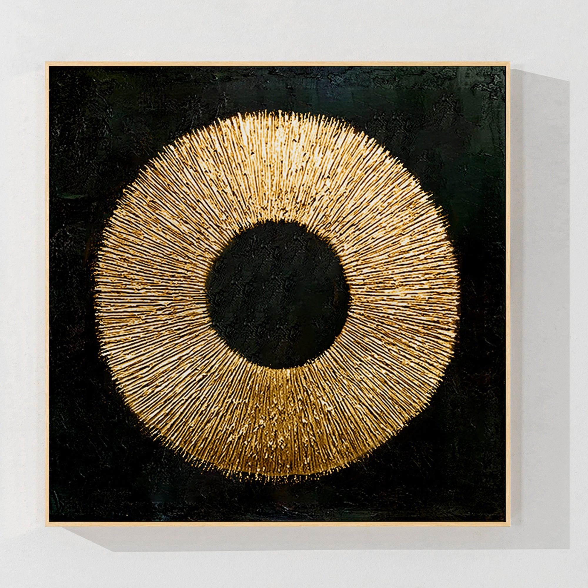 Black Gold Abstract wall art