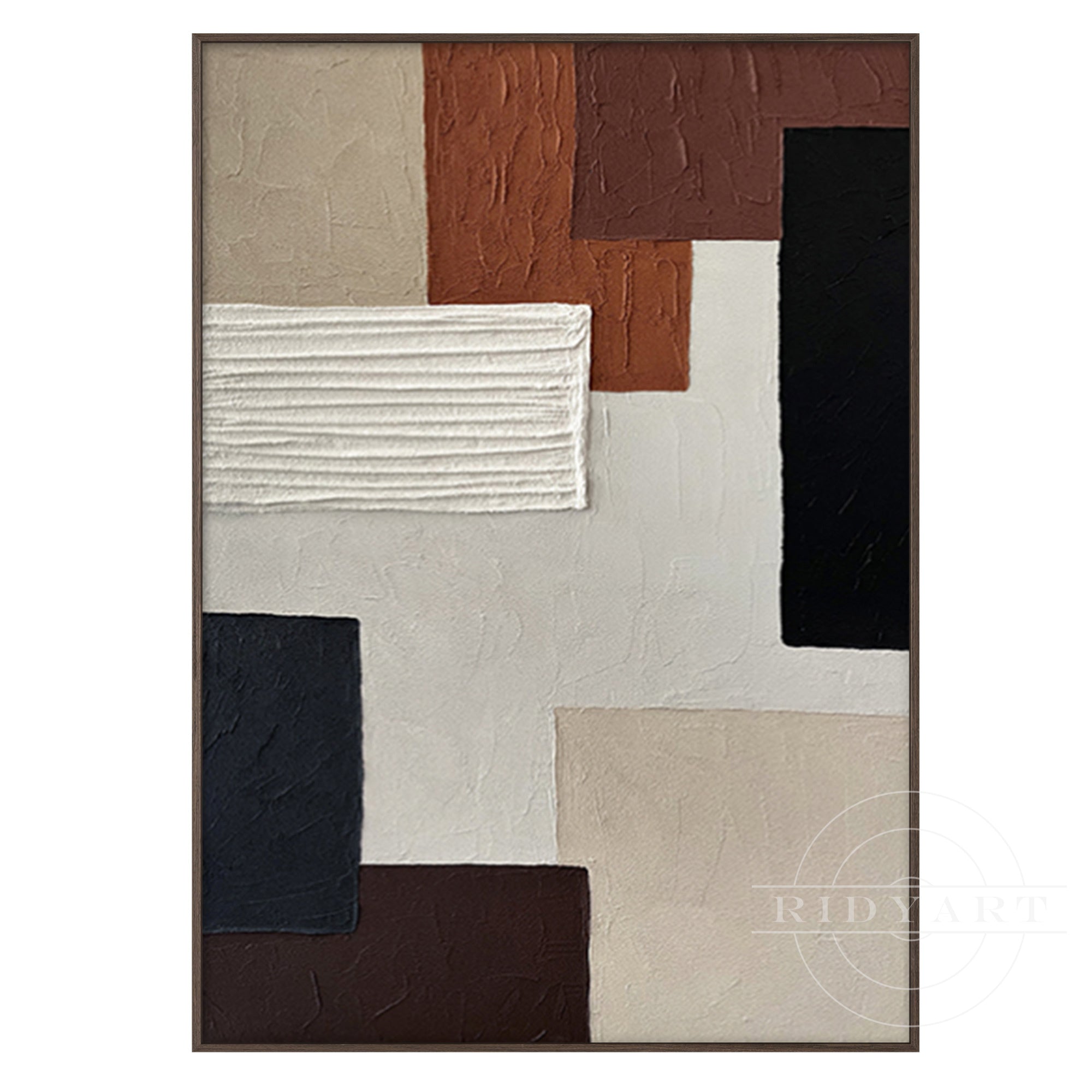 Abstract Brown Wall art