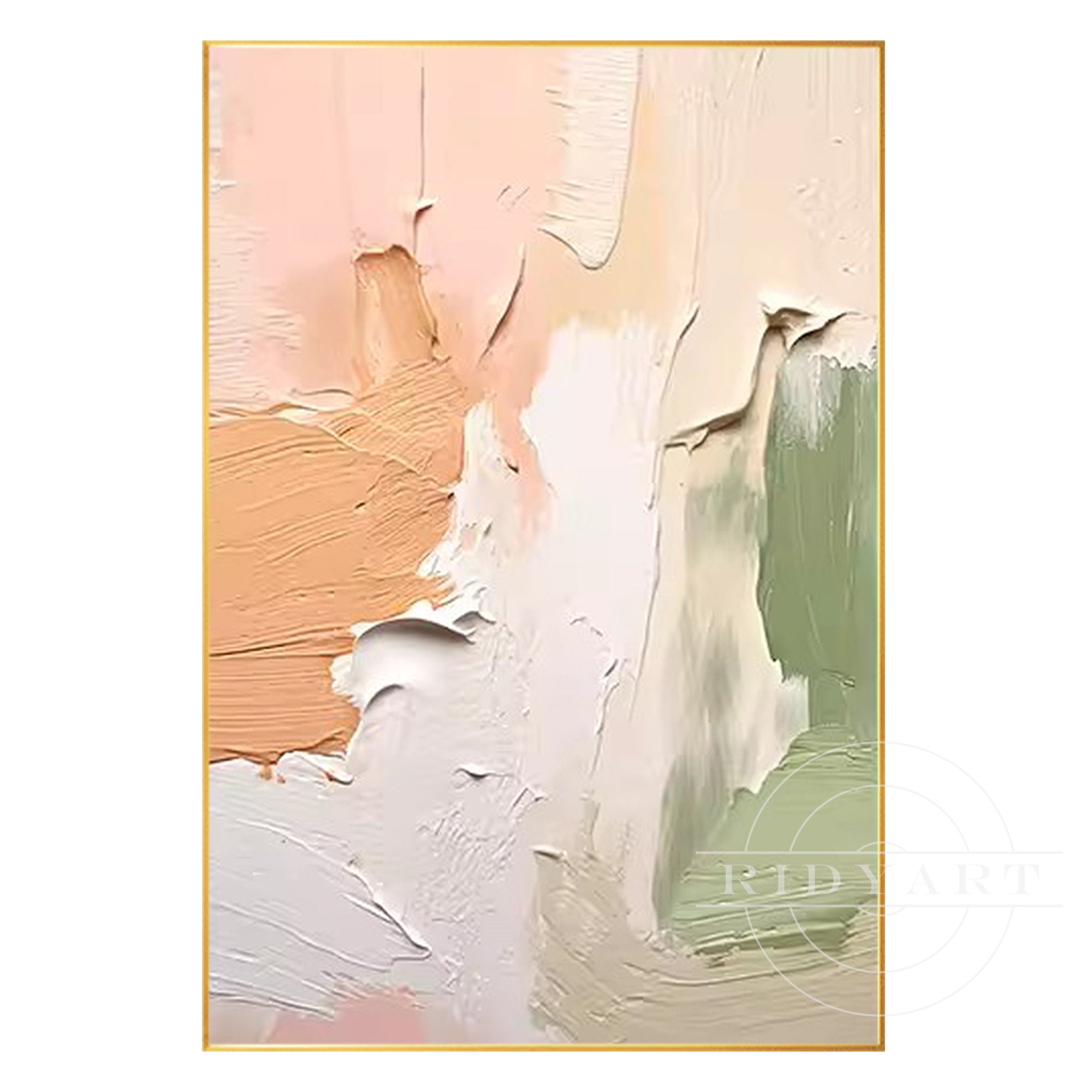 Creamy Abstract Painting