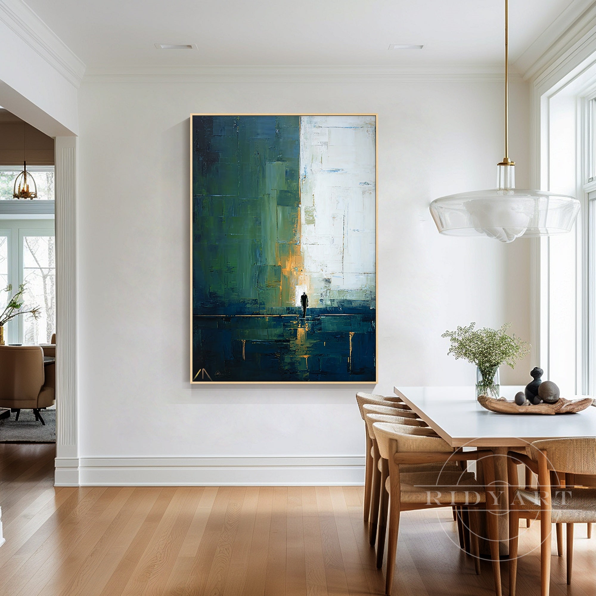 contemporary abstract wall art living room