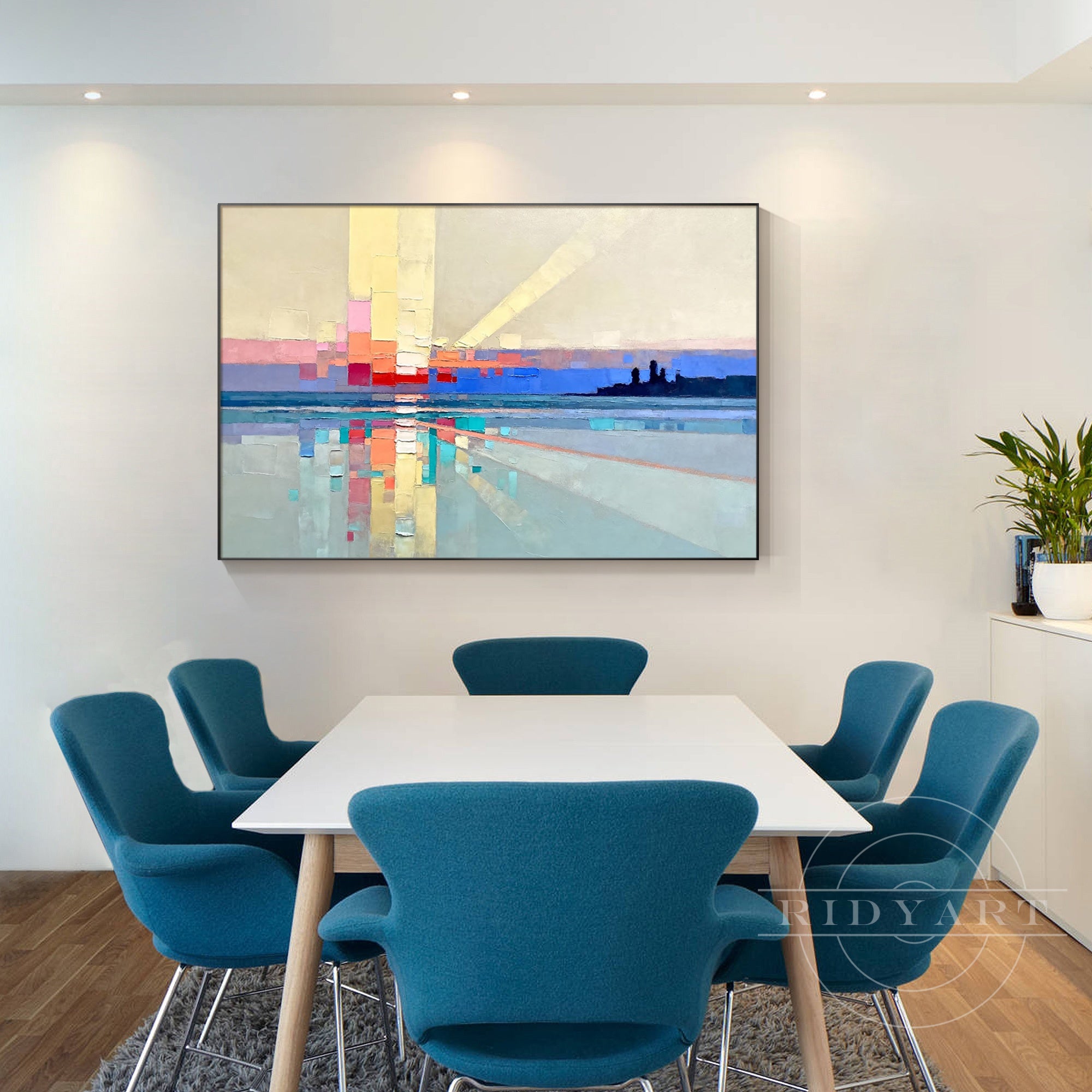 contemporary abstract urban wall decor