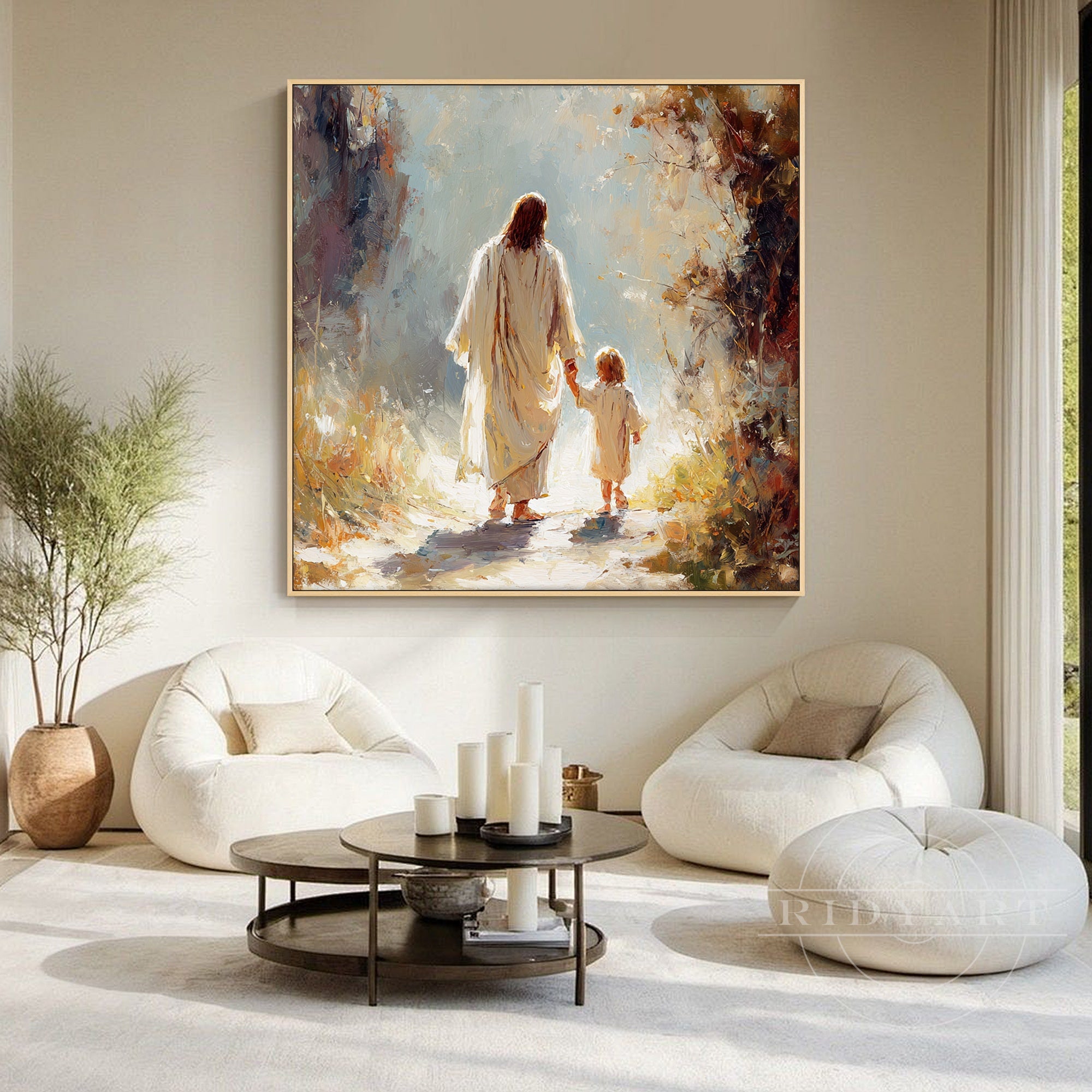 Original Jesus Christ spiritual canvas religious painting