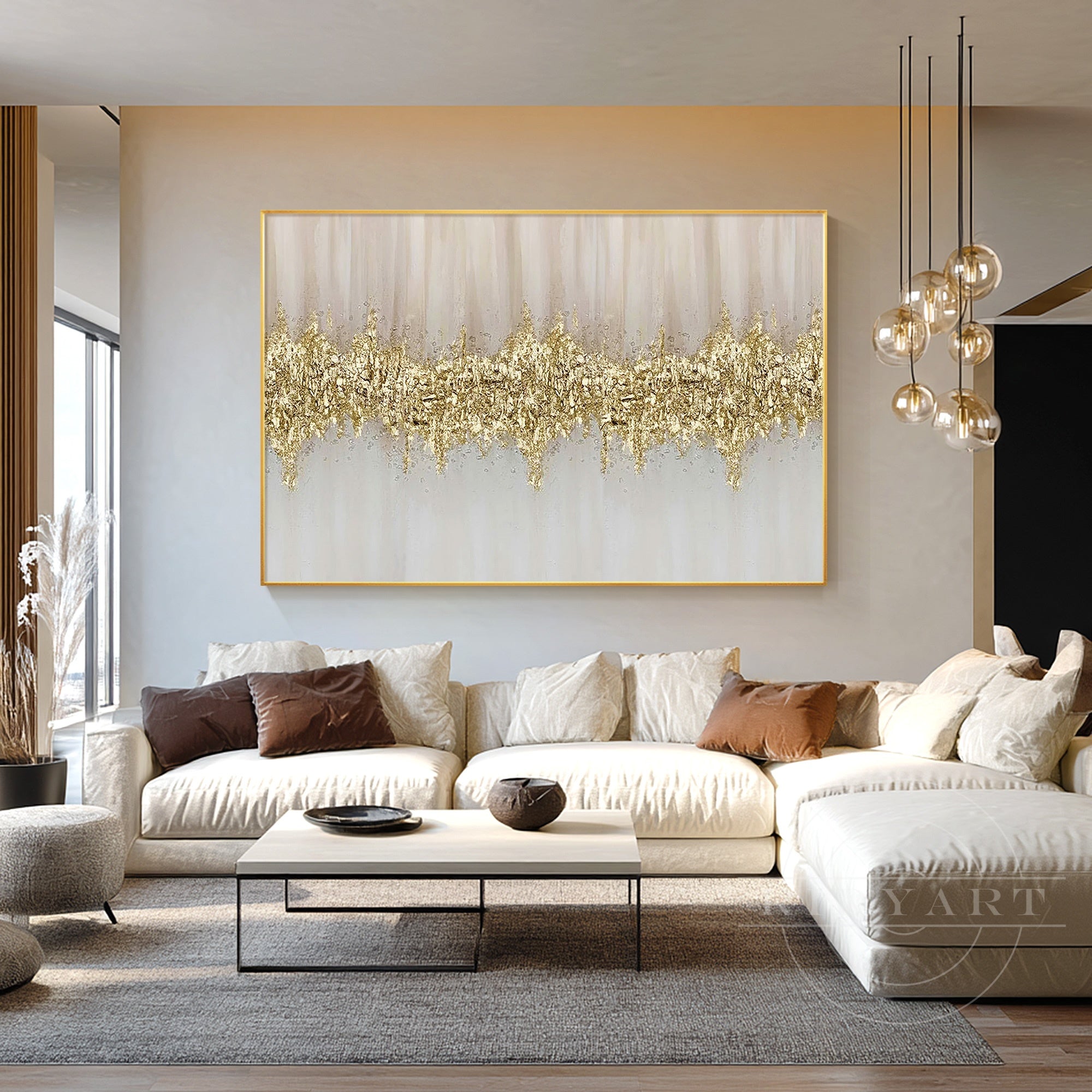 Gold Abstract Painting_CHE_0227