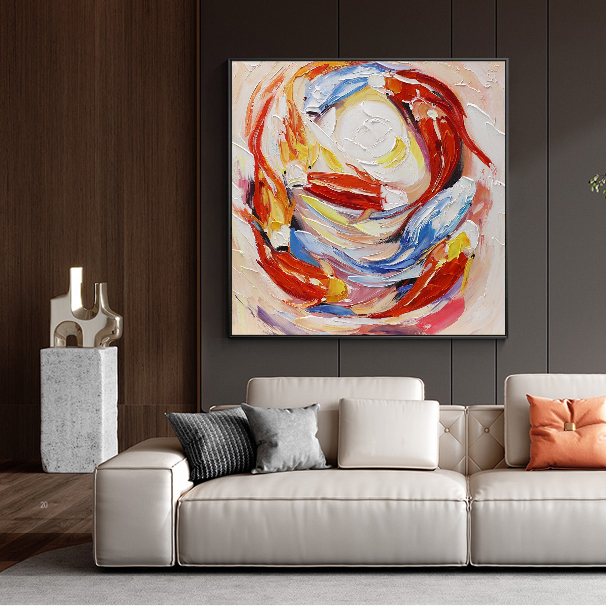 Koi Fish Feng shui Painting