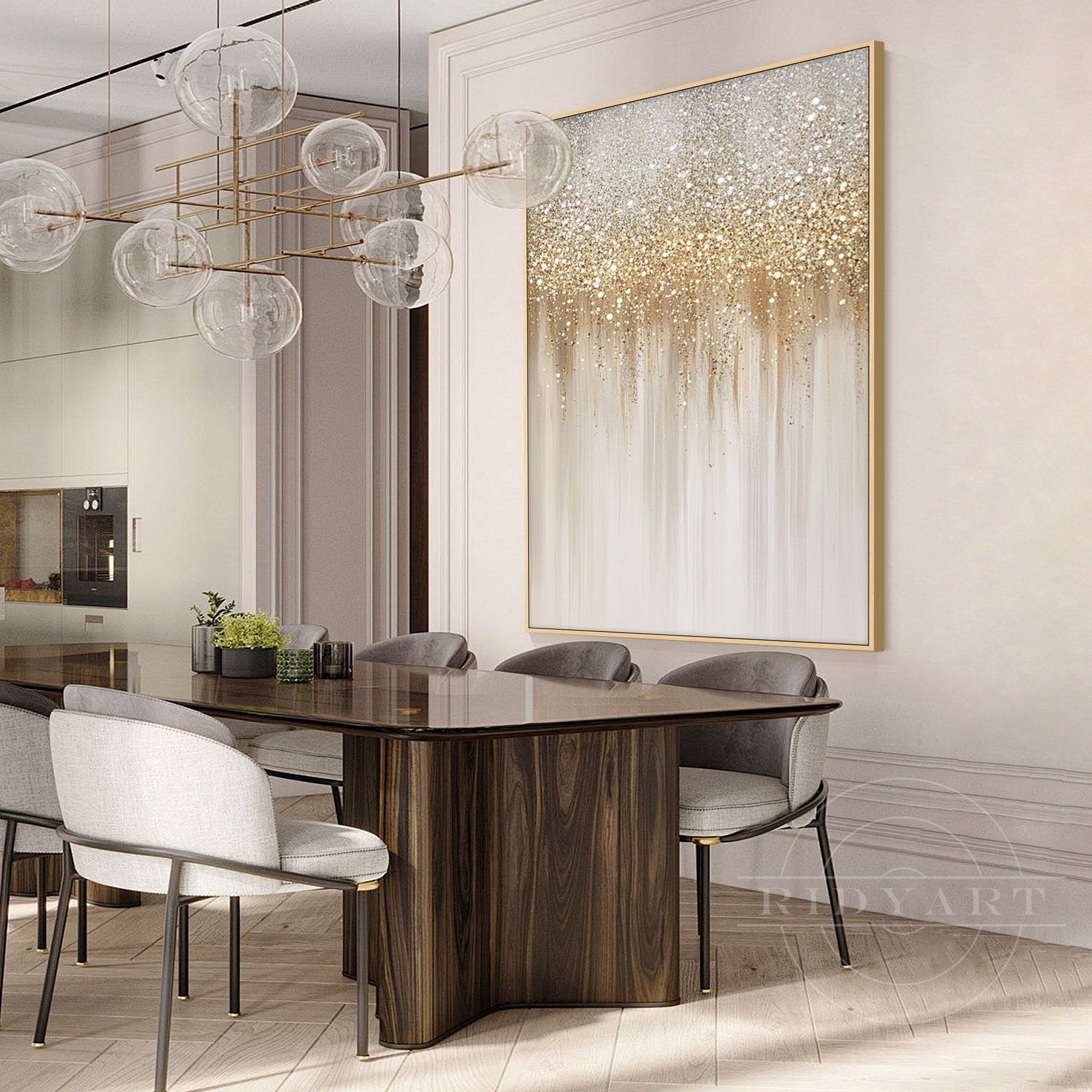 Glitter wall art_7art802