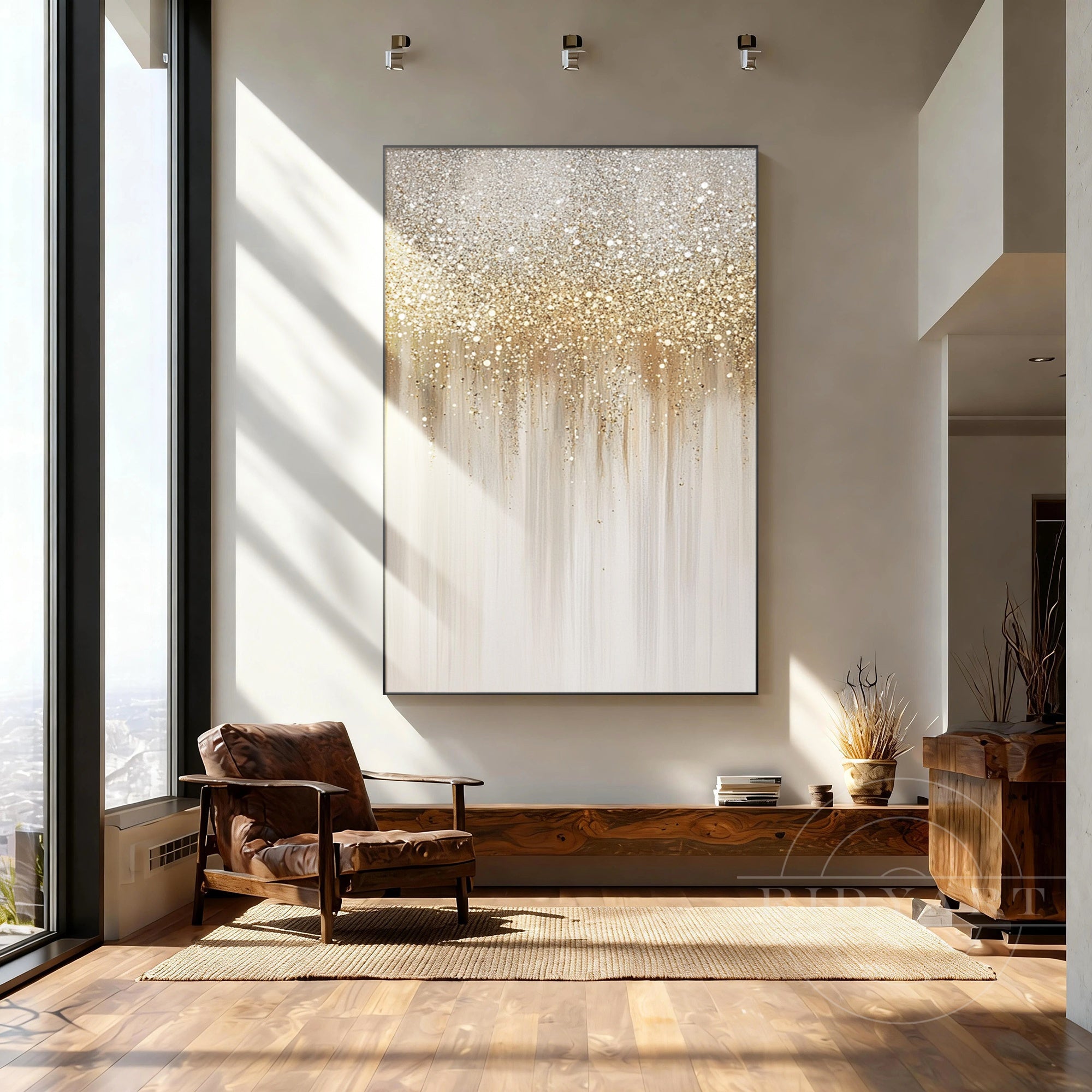 Glitter wall art_7art802