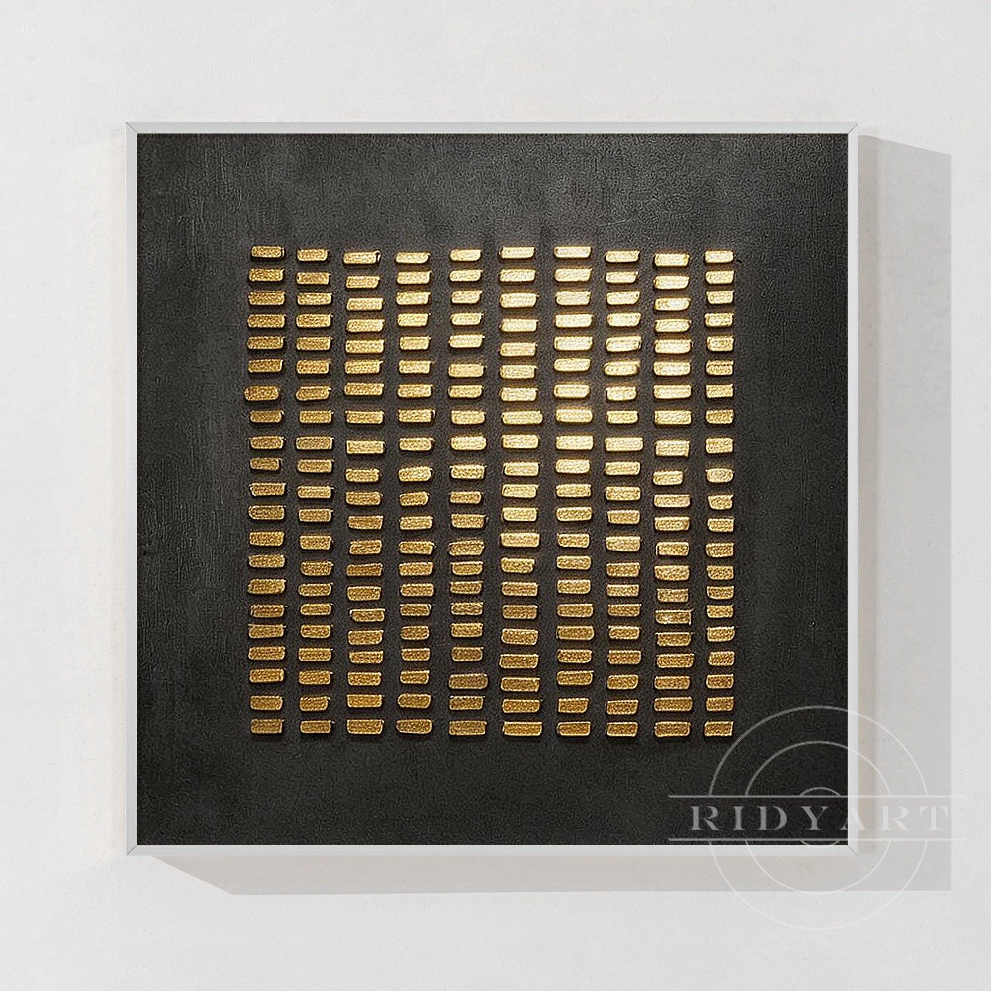 3D textured geometric artwork